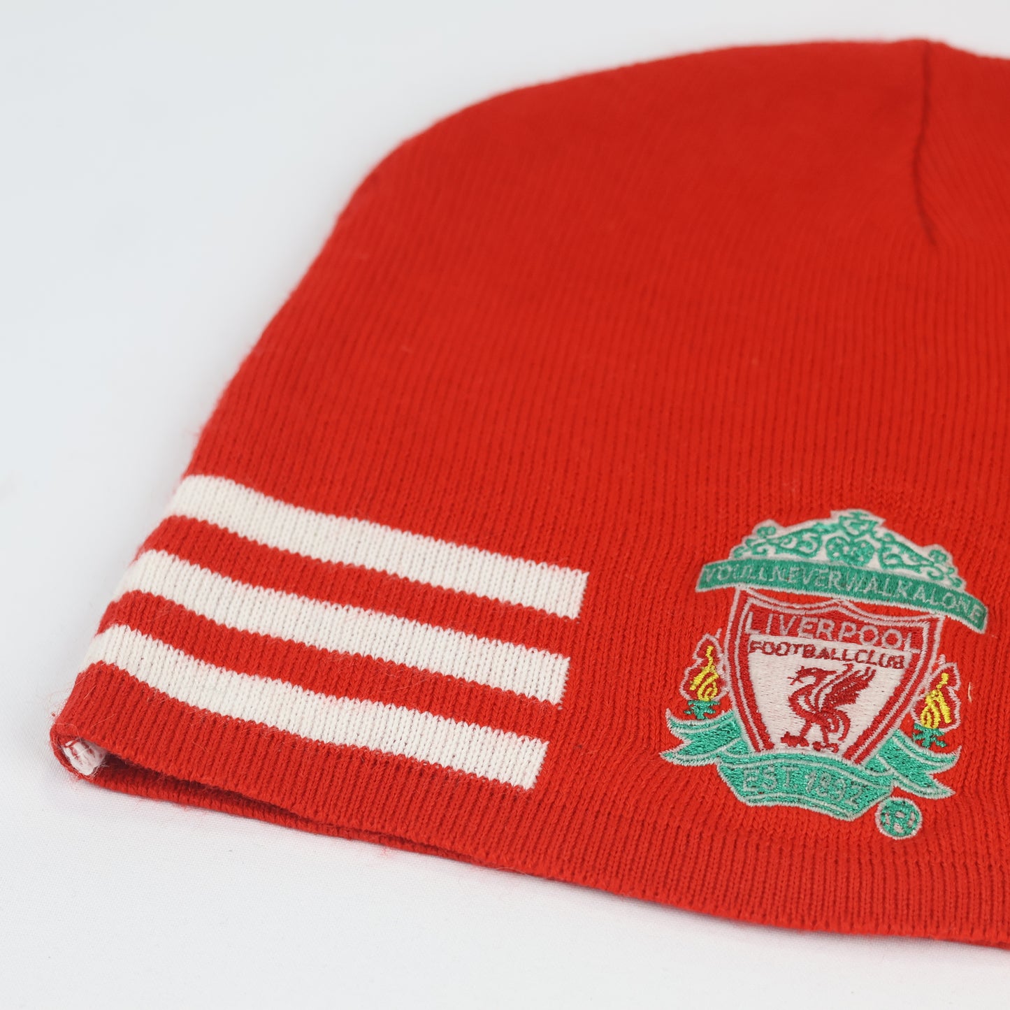 Adidas Vintage Liverpool Football Club Skull Toque Thrifted Beanie - OS – Rokit
