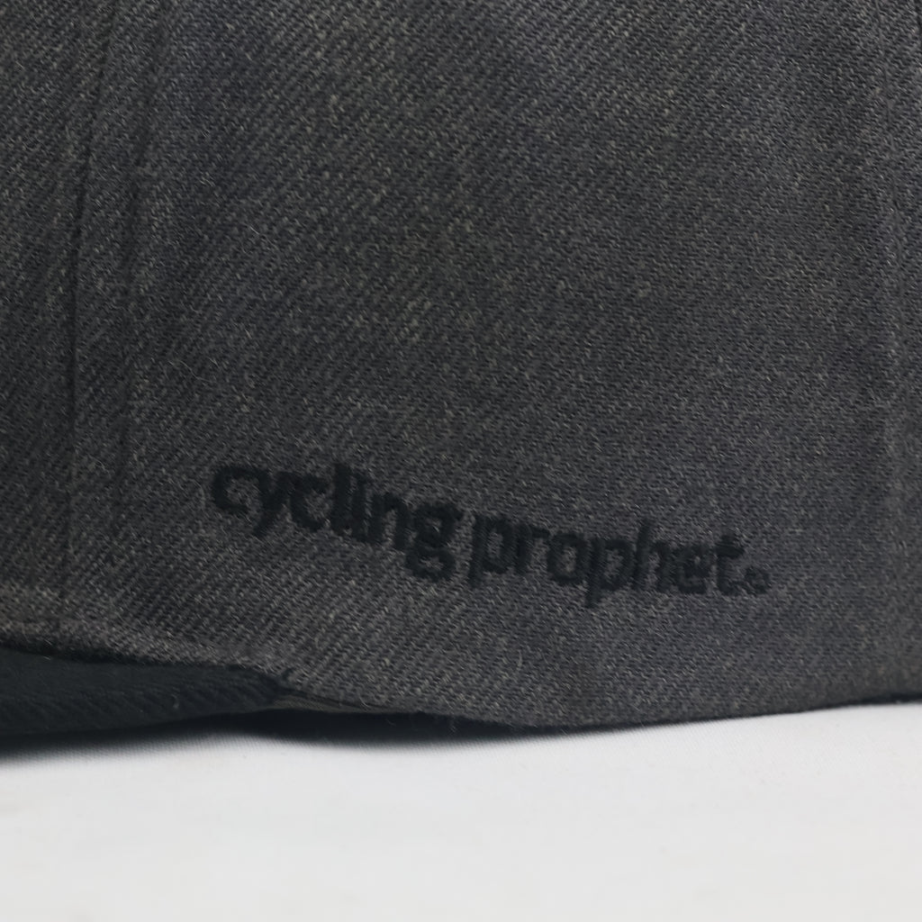 Thrifted Cycling Prophet Owl Leather Patch Snapback | Two-Tone Flat Visor Cap