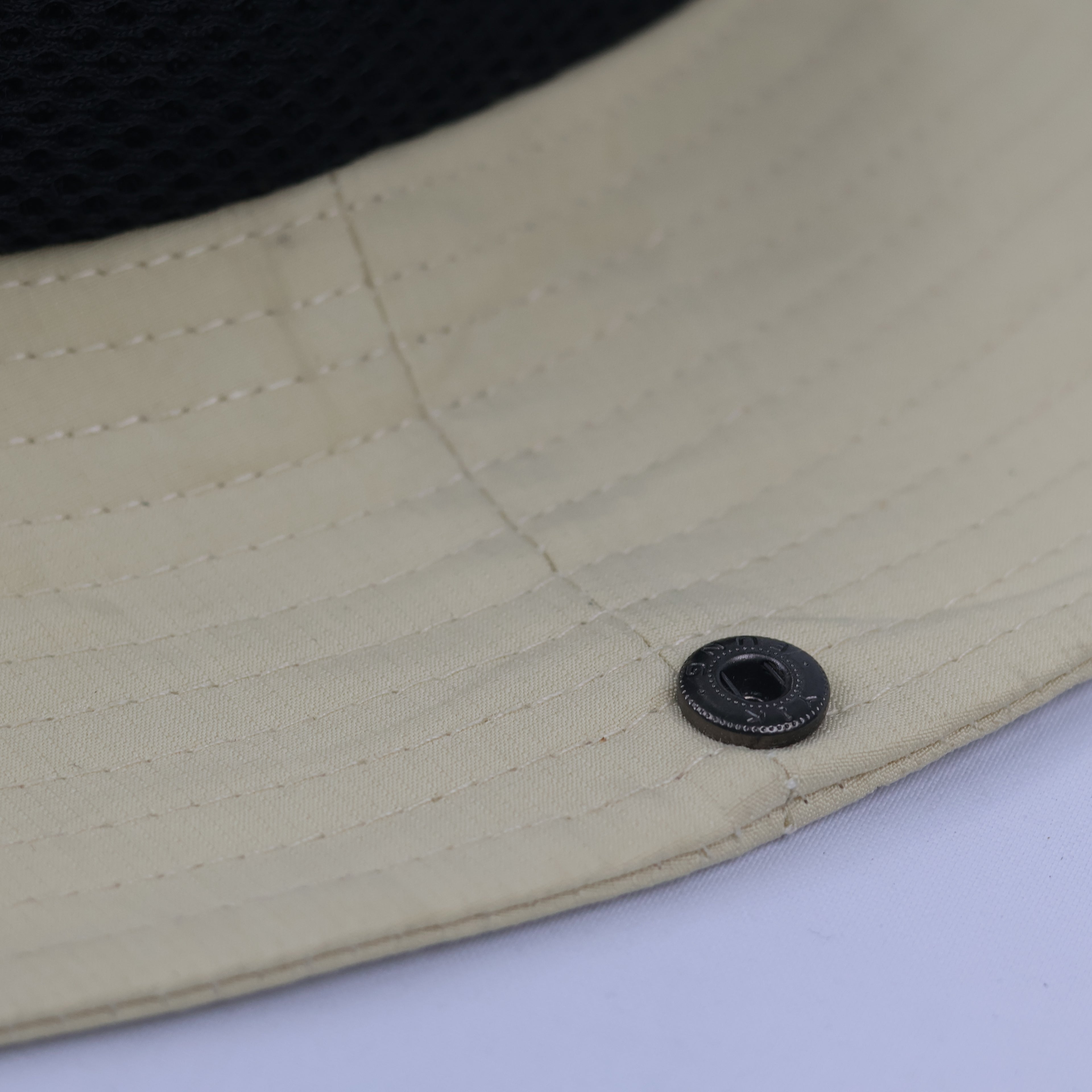 Vintage Gorpcore Sun Bucket Hat | Adjustable Chin Strap & Mesh