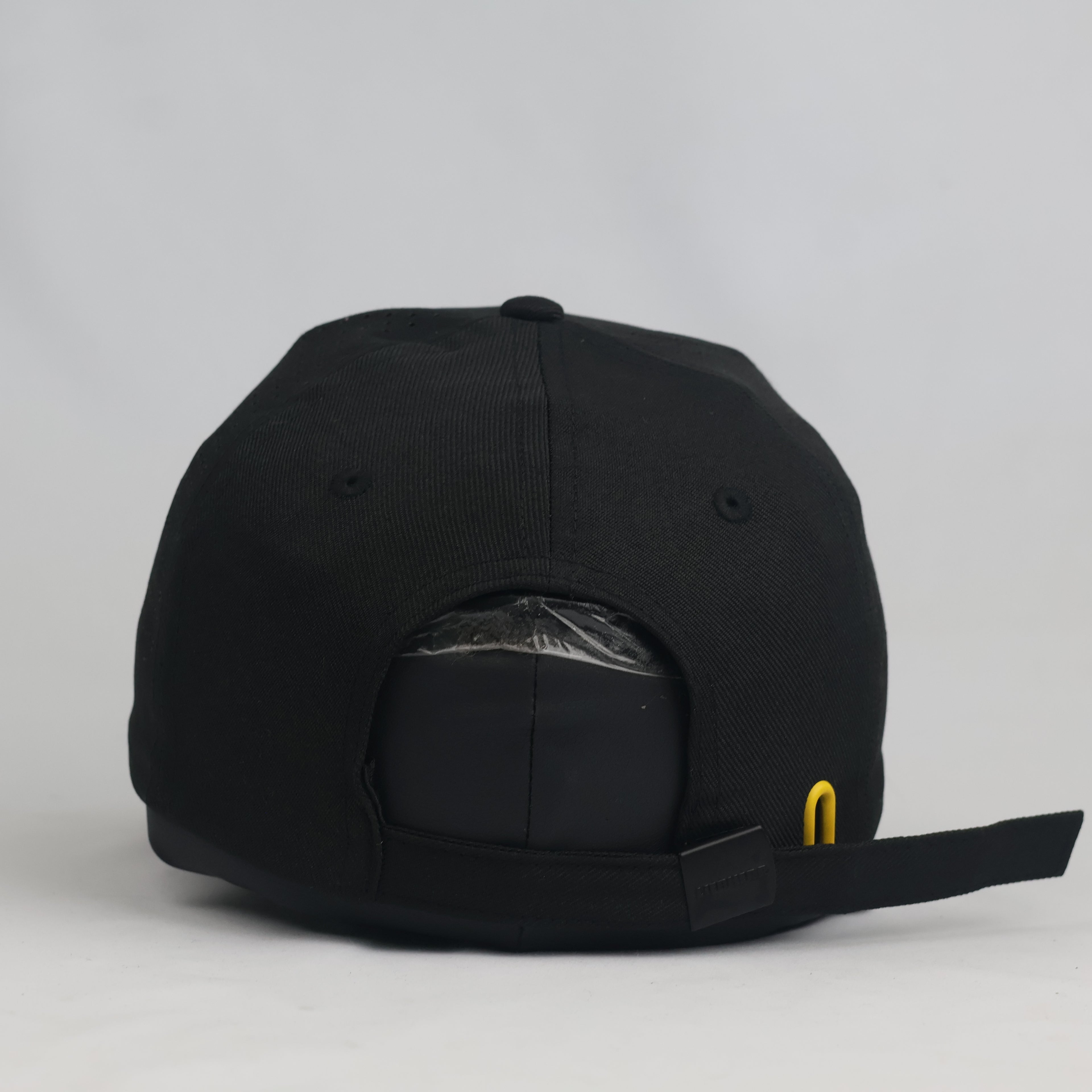 Thrifted Liebherr Black 3D Rubber Logo Perforated Cap (57-59 cm)