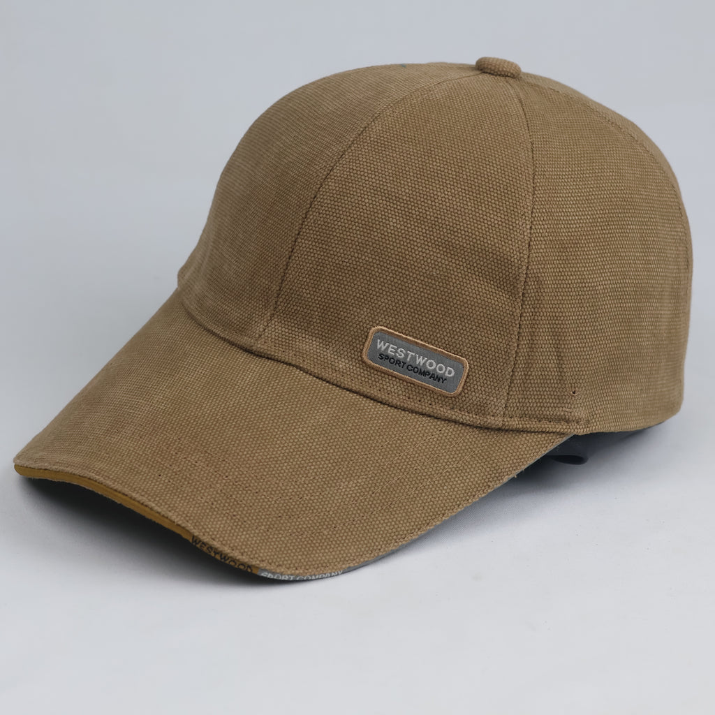 Thrifted Westwood Brown Cotton Canvas Cap | Outdoor Sports Baseball Hat