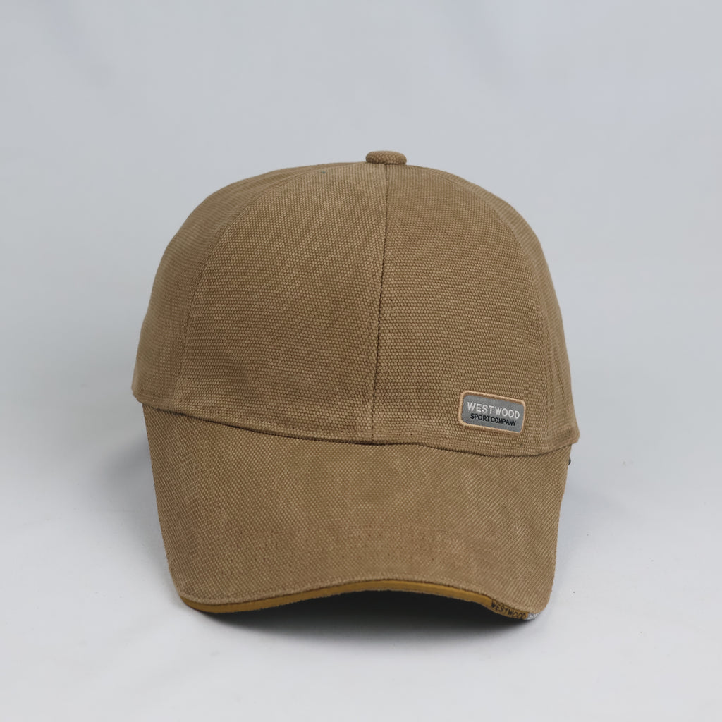 Thrifted Westwood Brown Cotton Canvas Cap | Outdoor Sports Baseball Hat