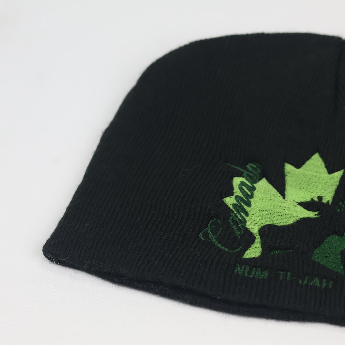 Canada Maple Leaf Thrifted Winter Beanie - Authentic Souvenir Knit