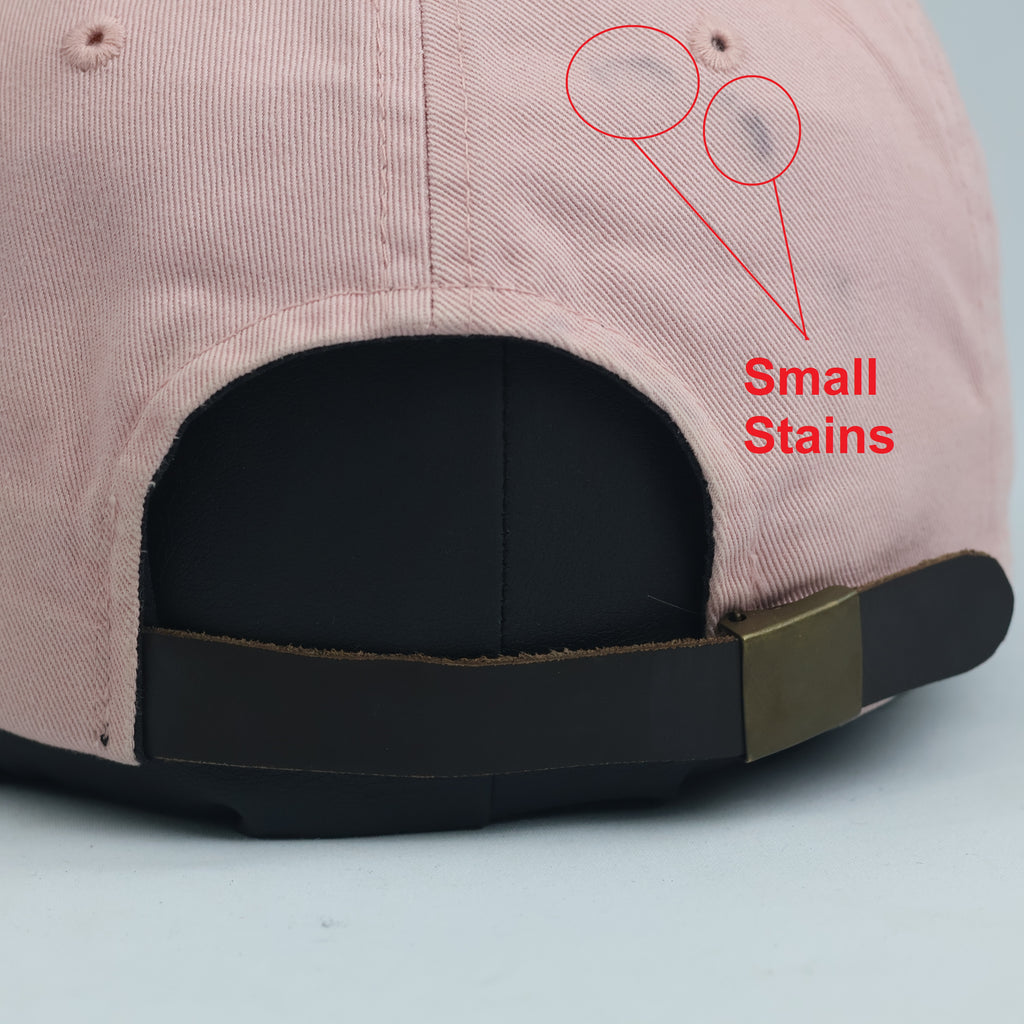 Thrifted Bianca Chandôn Pink Embroidered Cap | Leather Strapback (57-59 cm)