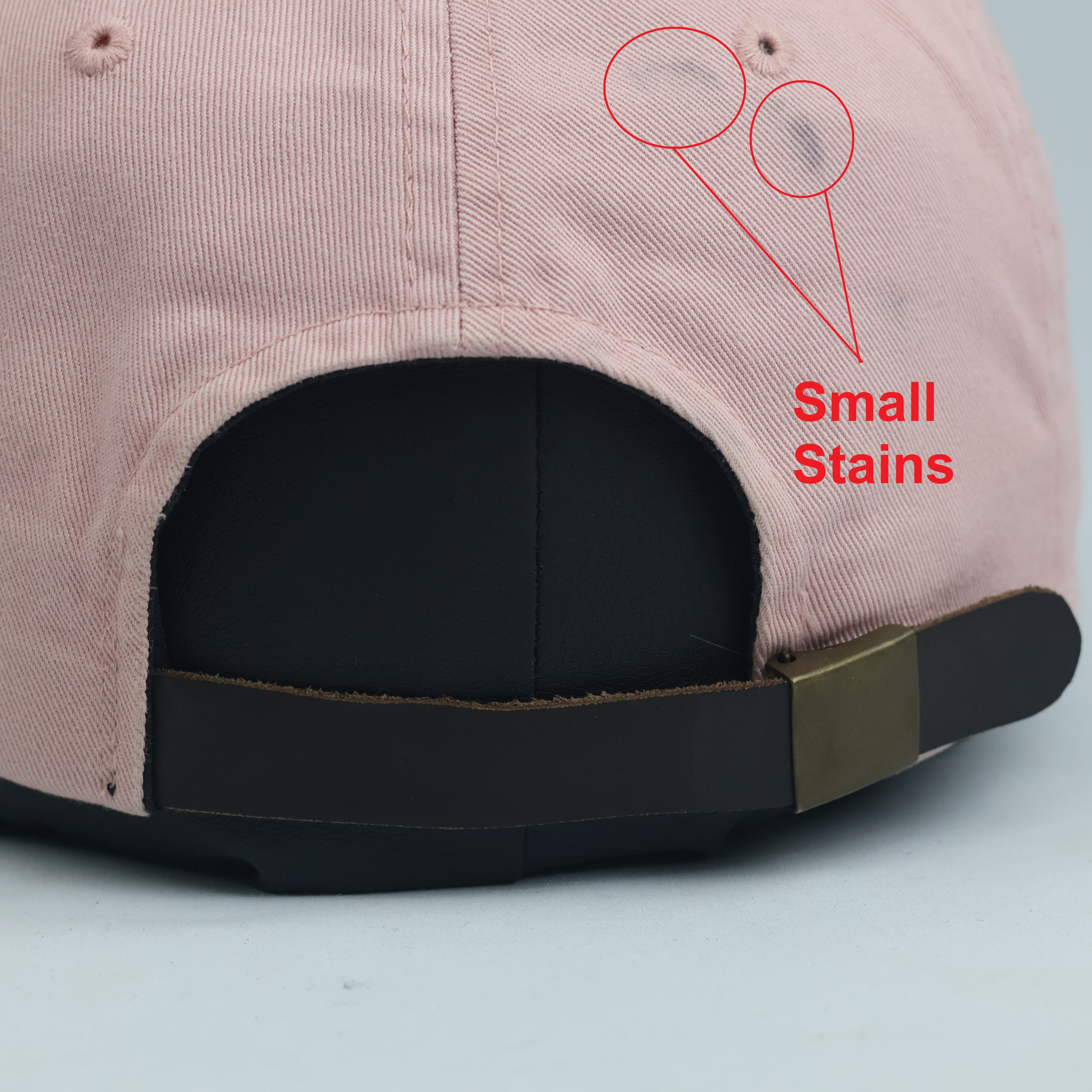 Thrifted Bianca Chandôn Pink Embroidered Cap | Leather Strapback (57-59 cm)