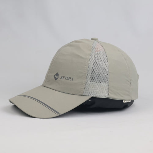 Thrifted Light Grey SPORT Reflective Visor Mesh Cap (56-58 cm)