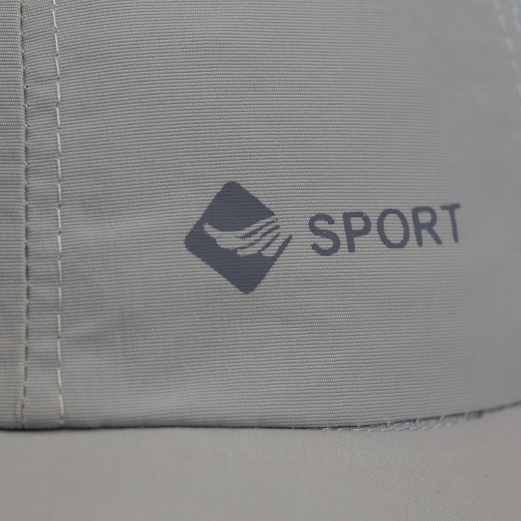 Thrifted Light Grey SPORT Reflective Visor Mesh Cap (56-58 cm)