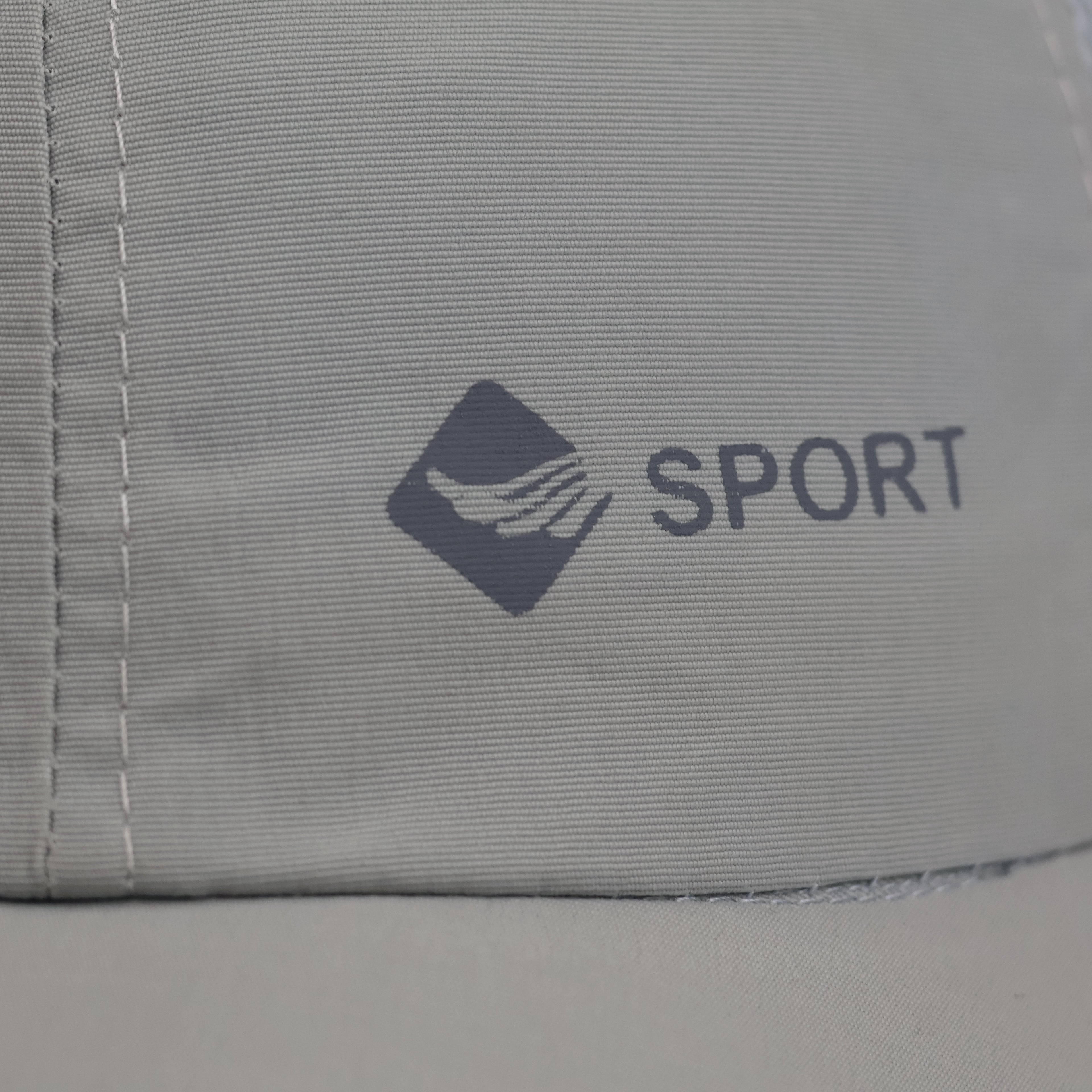 Thrifted Light Grey SPORT Reflective Visor Mesh Cap (56-58 cm)