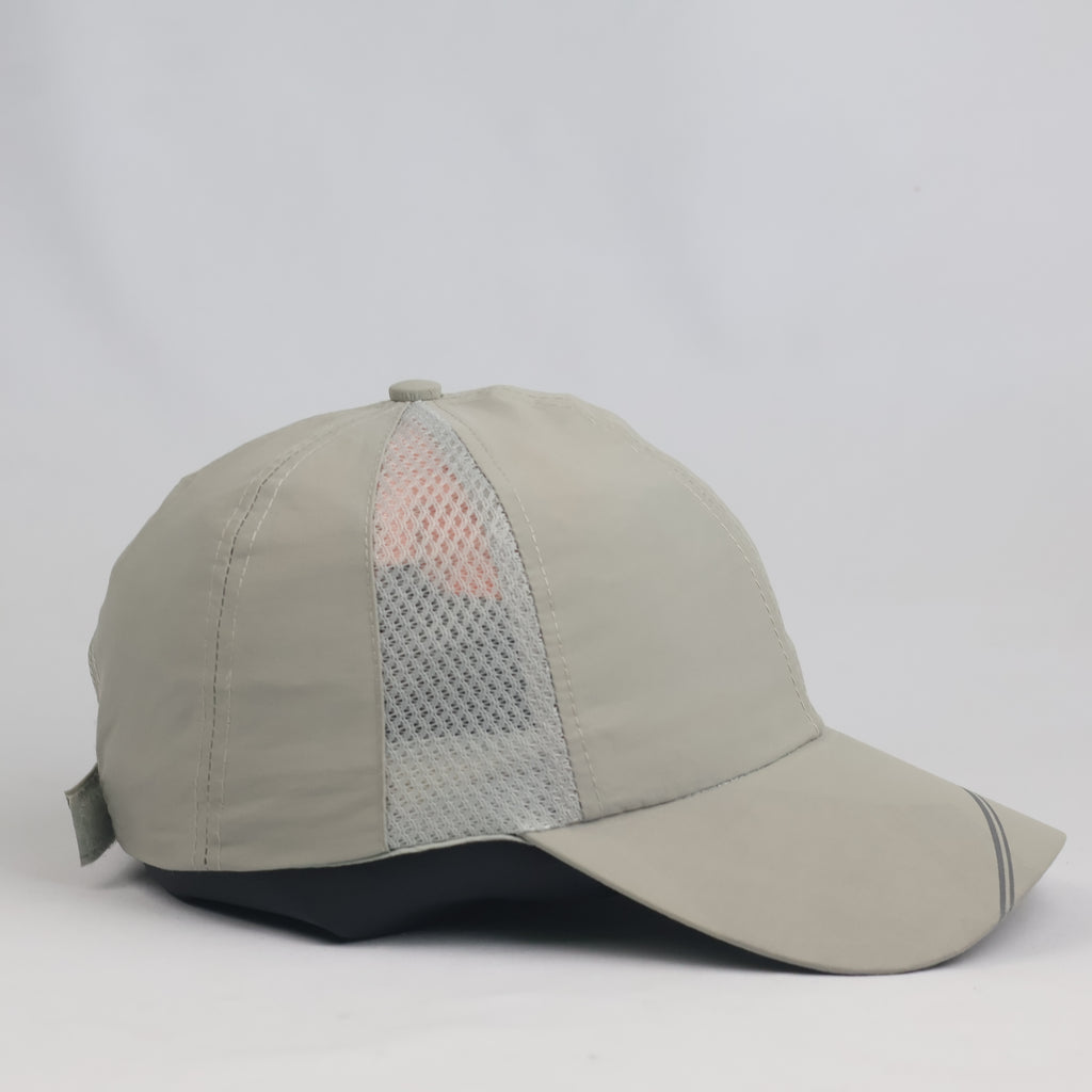 Thrifted Light Grey SPORT Reflective Visor Mesh Cap (56-58 cm)