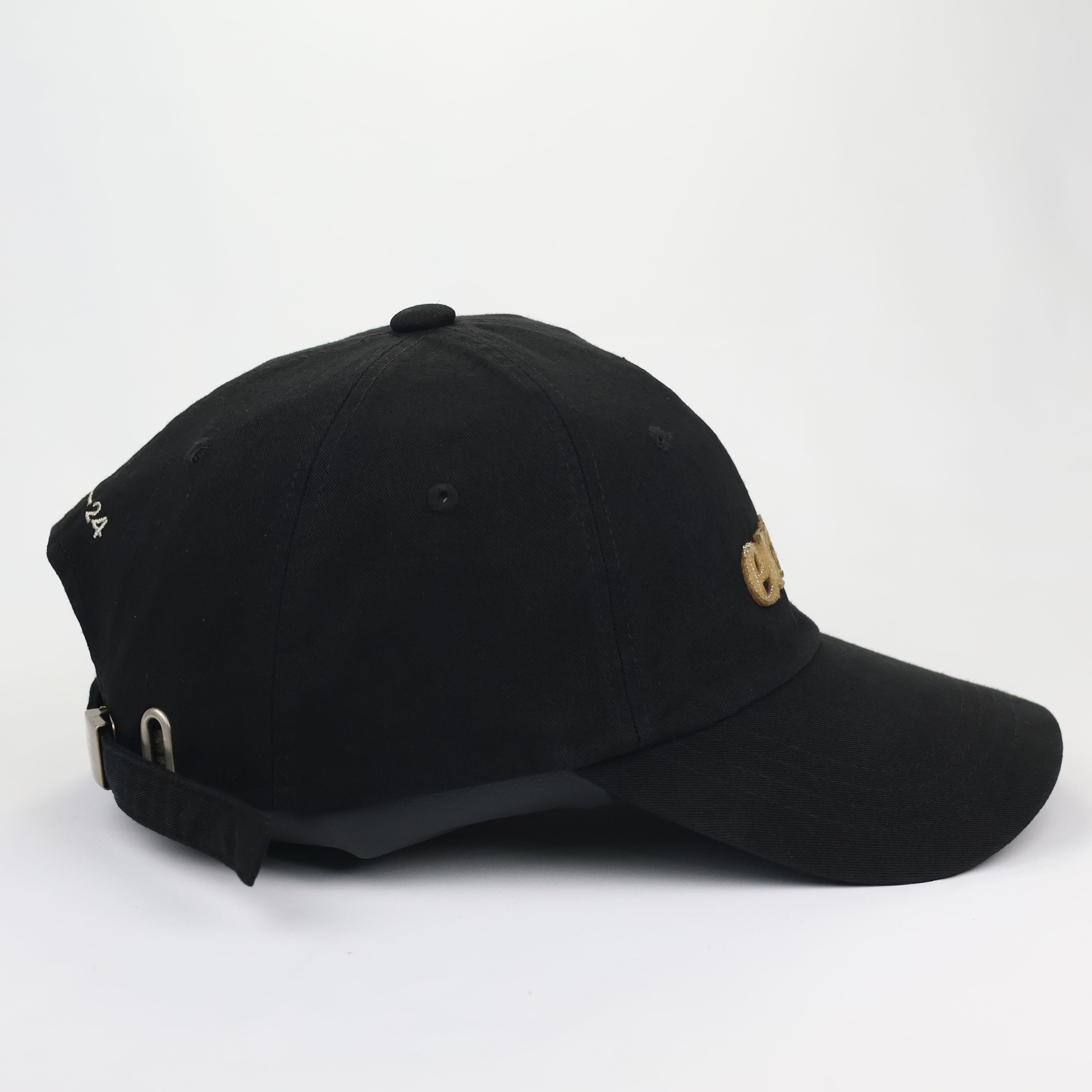 Original EMIS Korea Black Cotton Cap - Vintage Streetwear Style
