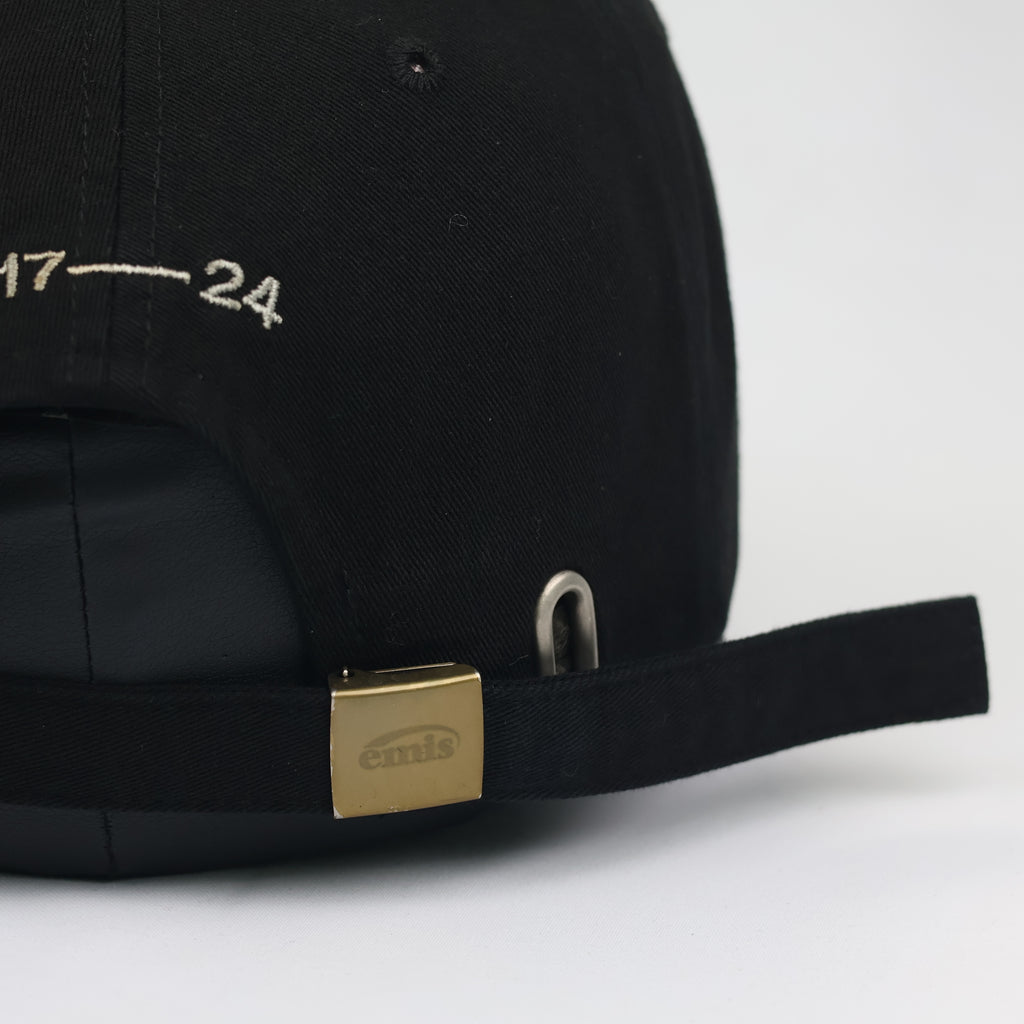 Original EMIS Korea Black Cotton Cap - Vintage Streetwear Style