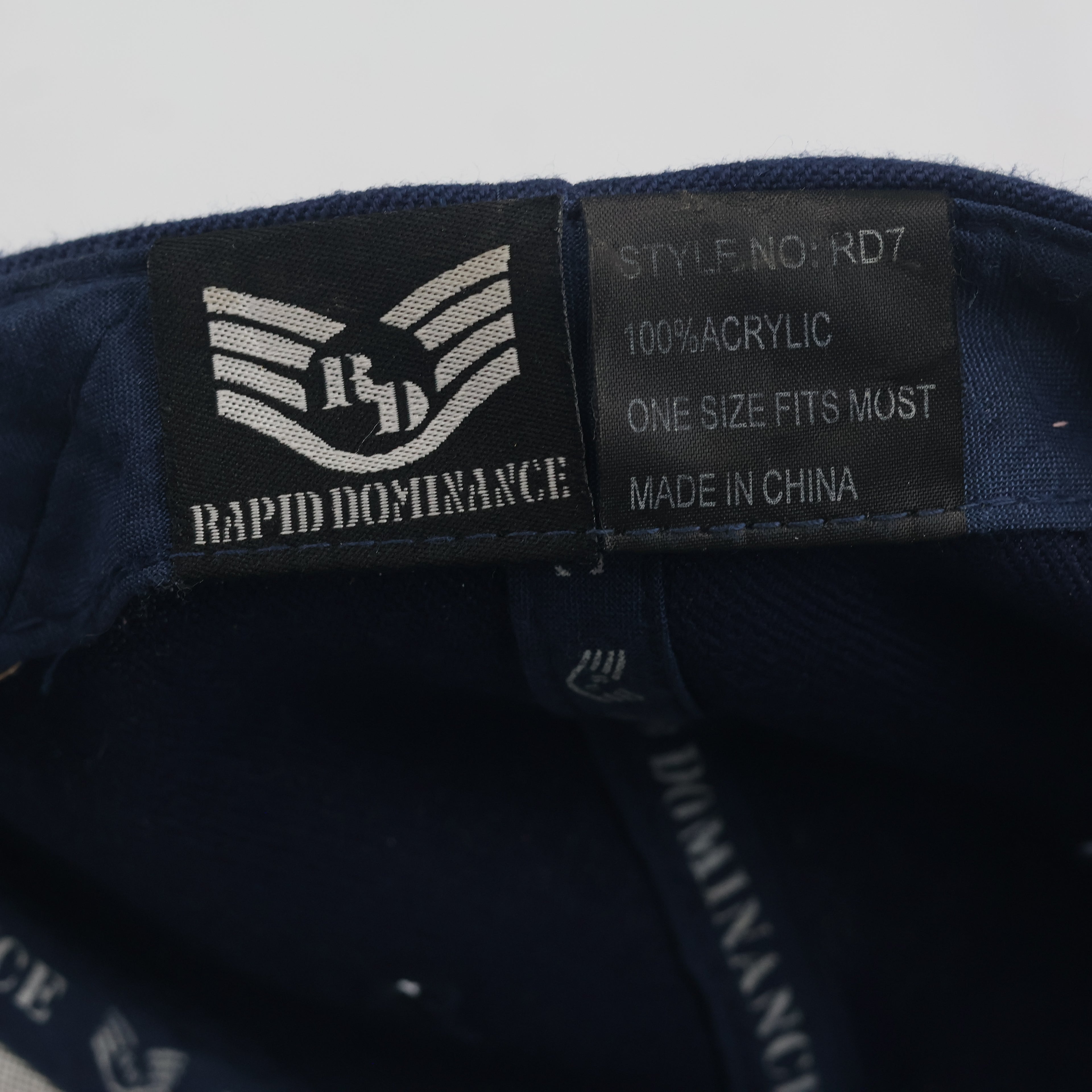 Thrifted U.S. Air Force Embroidered Navy Blue Military Baseball Hat