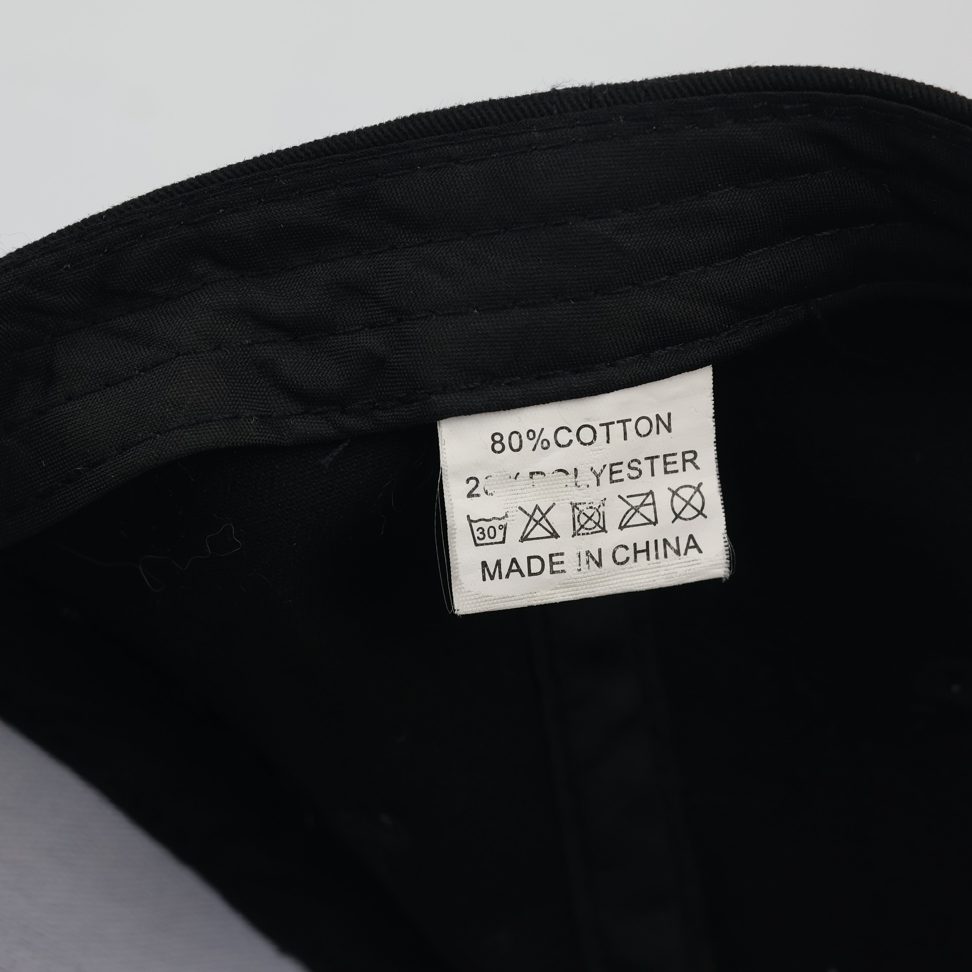 "Keep the Faith" Script Embroidered Cap with Metal Rings
