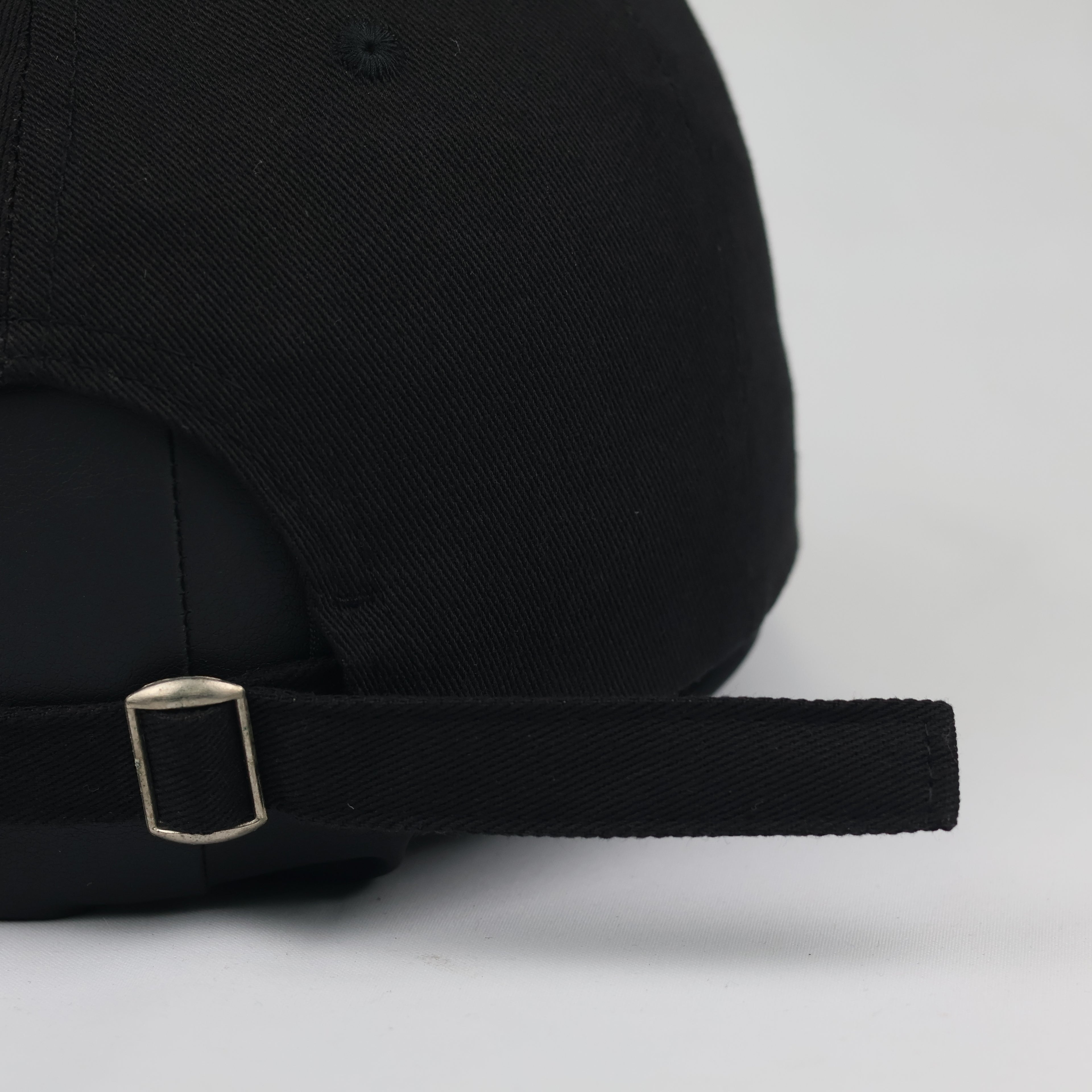 Black Los Angeles Embroidery Thrifted Cap - Size 56-58cm