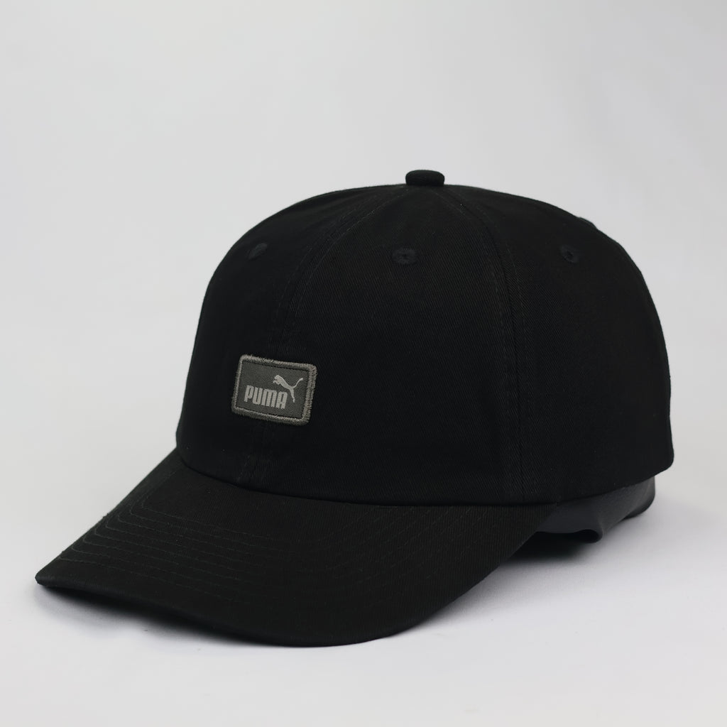 Puma Essential Box Logo Dad Thrifted Hat - Classic Black