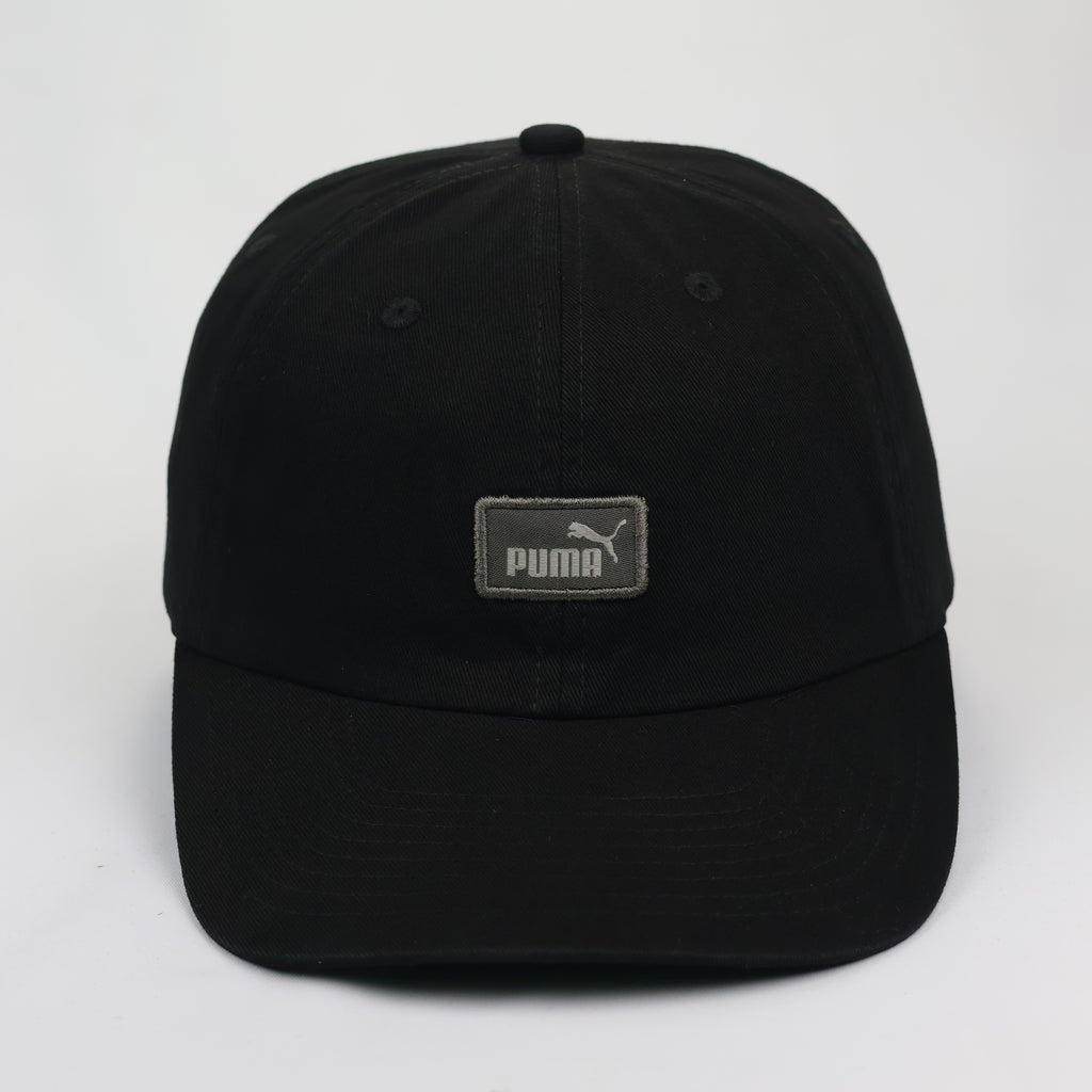 Puma Essential Box Logo Dad Thrifted Hat - Classic Black