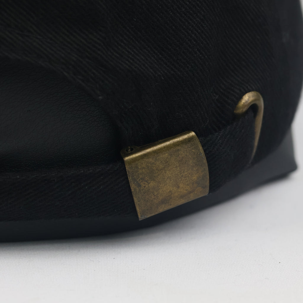 Thrifted Königseer Privat Brauerei Black Baseball Cap | Gold Embroidered Hat