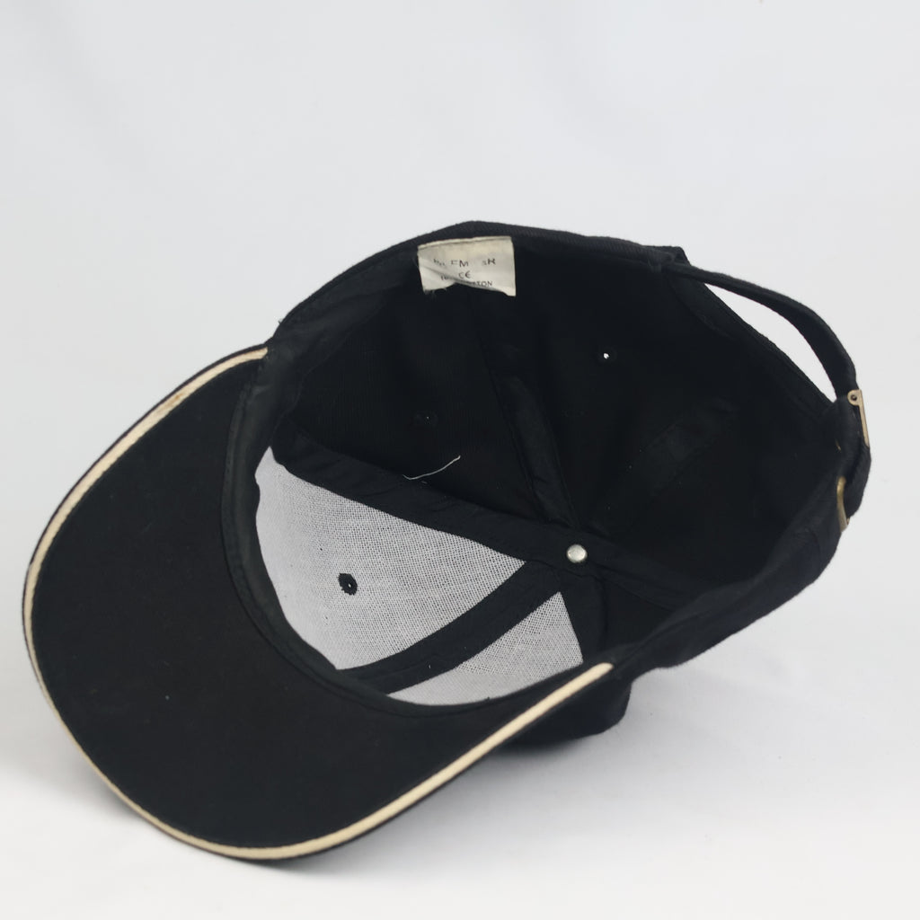 Thrifted Königseer Privat Brauerei Black Baseball Cap | Gold Embroidered Hat