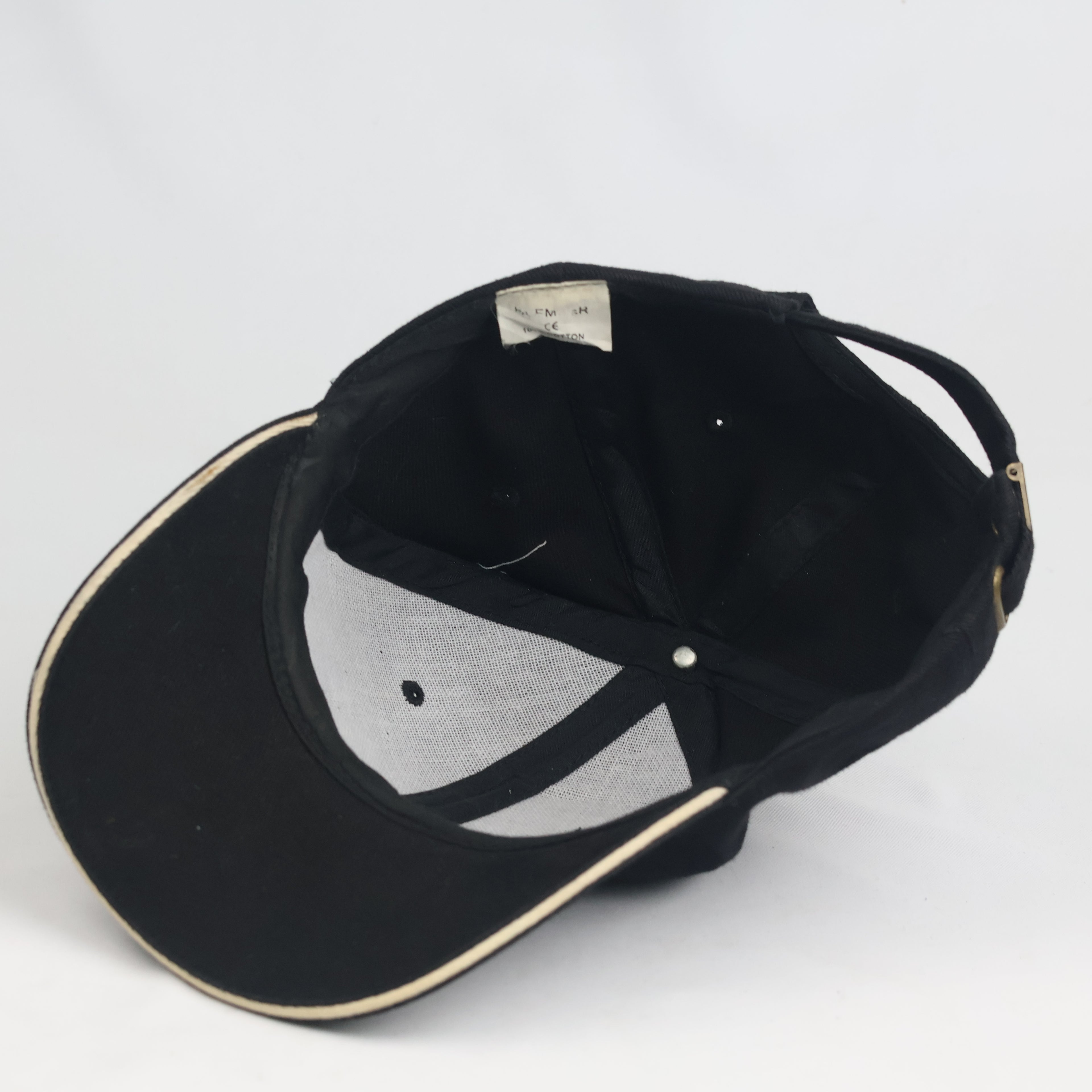 Thrifted Königseer Privat Brauerei Black Baseball Cap | Gold Embroidered Hat