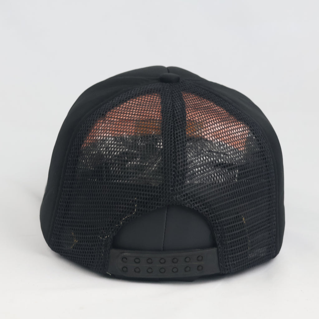 Thrifted Novelty Monster Mouth Under-Brim Graphic Trucker Cap (57-59 cm)