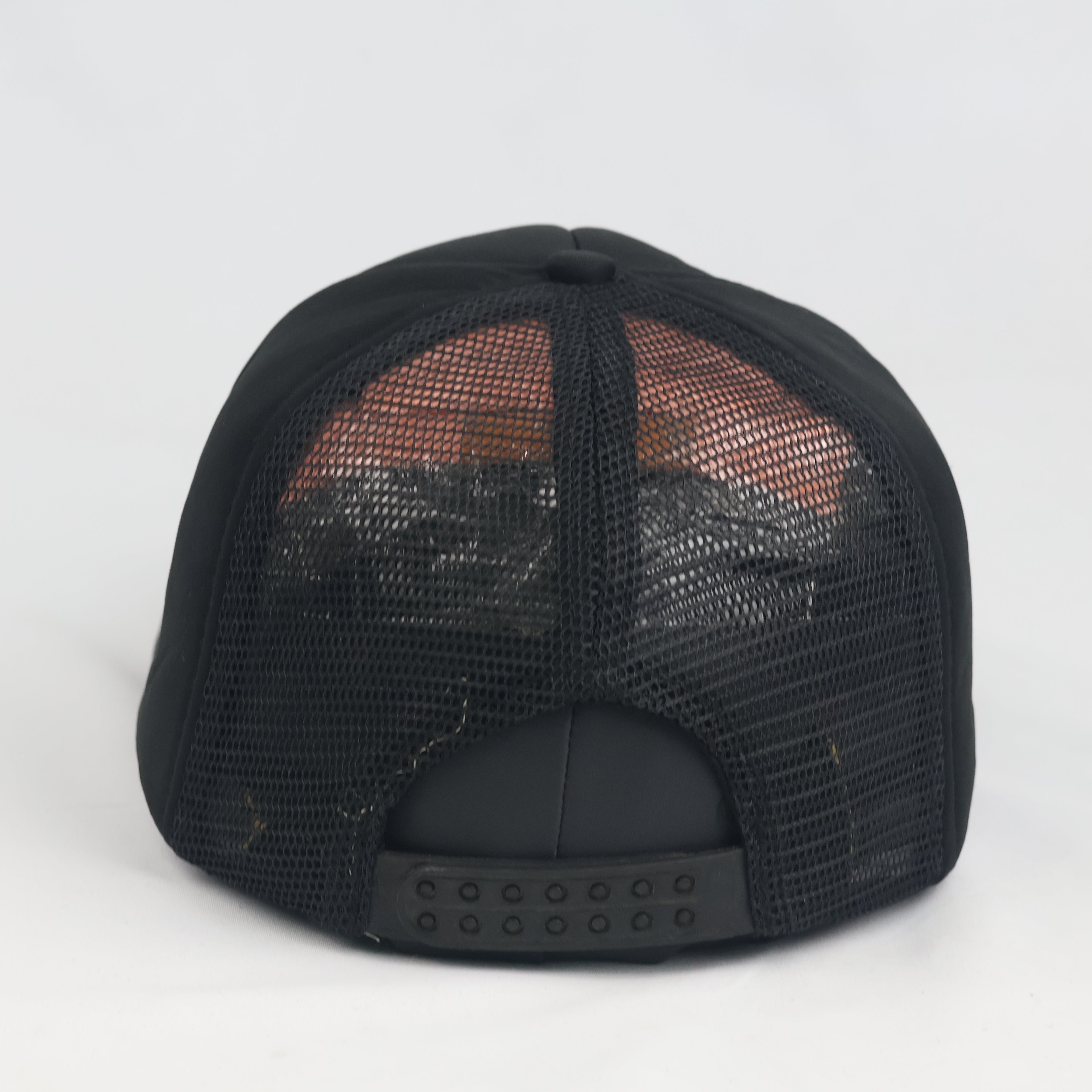 Thrifted Novelty Monster Mouth Under-Brim Graphic Trucker Cap (57-59 cm)
