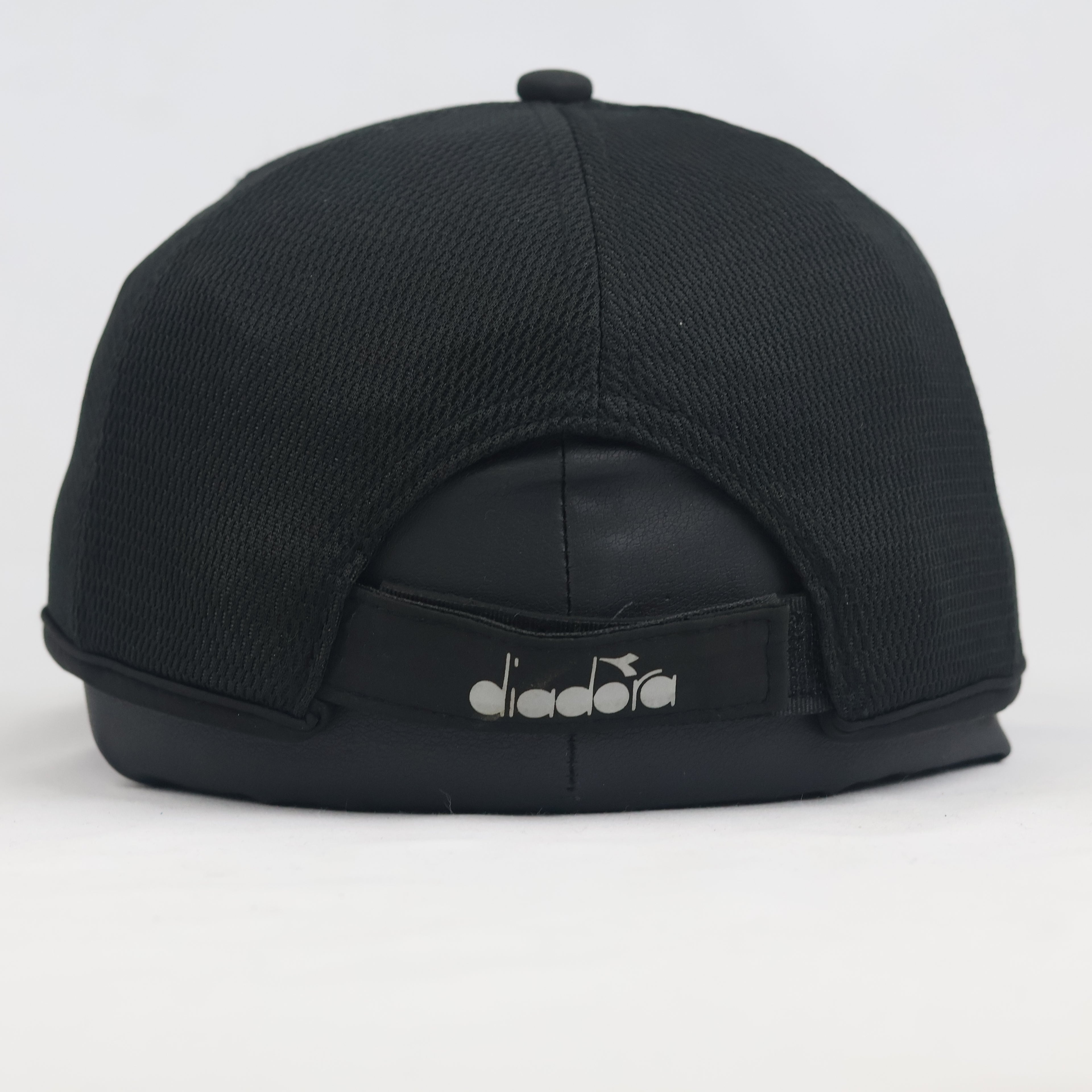 Thrifted Diadora Italian Sportswear Black Breathable Running Hat