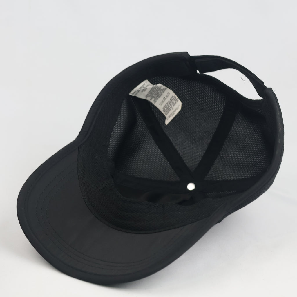 Thrifted Diadora Italian Sportswear Black Breathable Running Hat