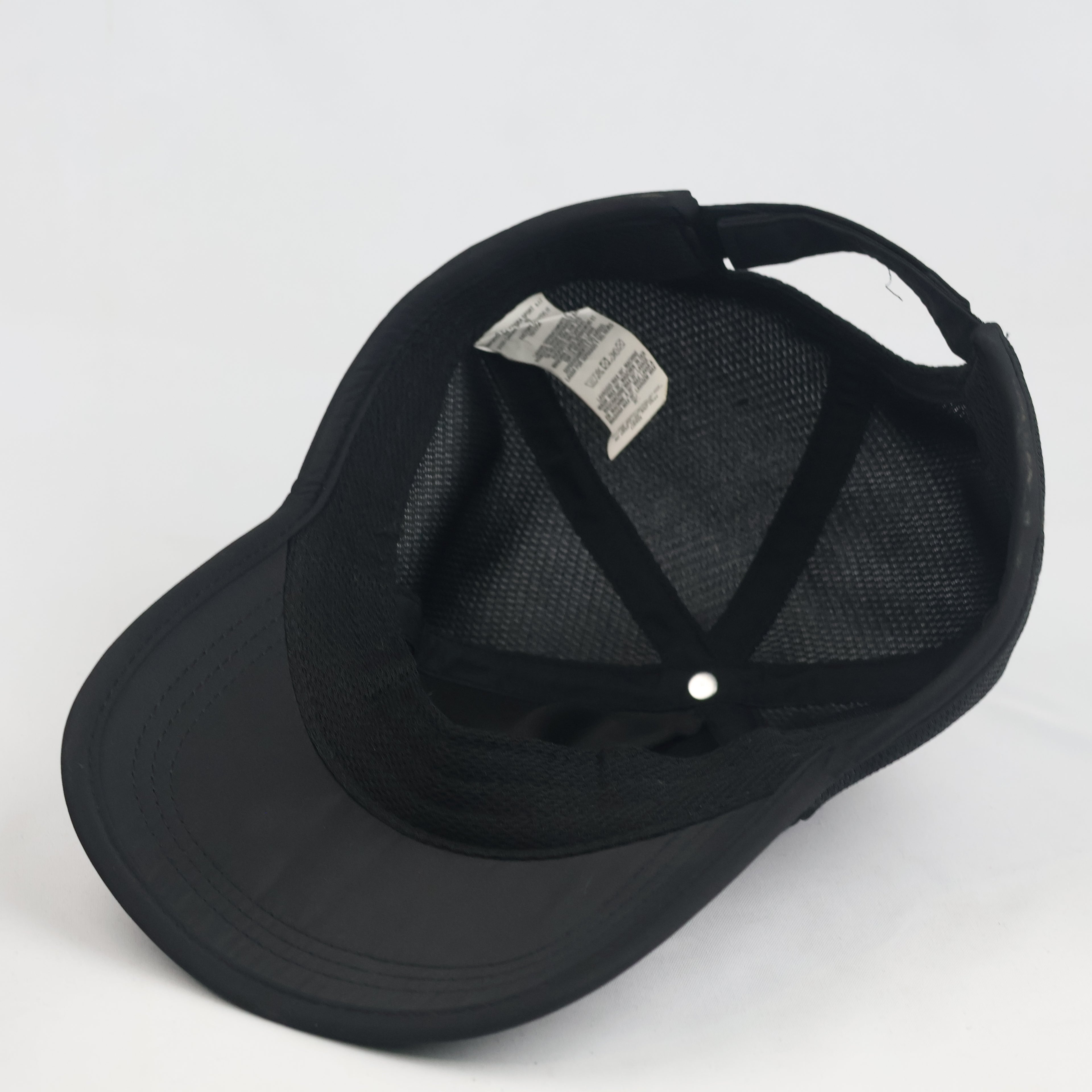 Thrifted Diadora Italian Sportswear Black Breathable Running Hat