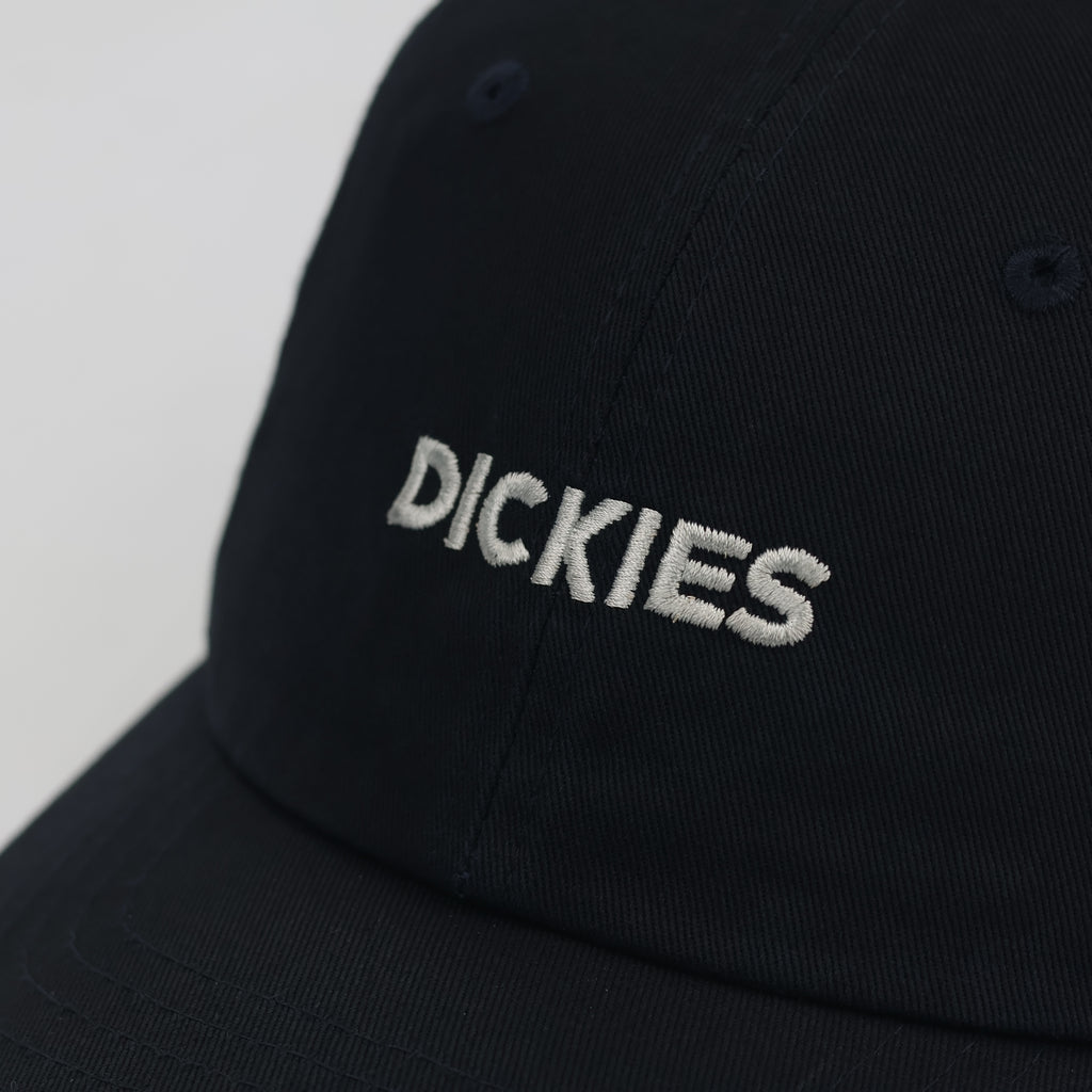Dickies Embroidered Spellout Logo Navy Blue Baseball Thrifted Cap
