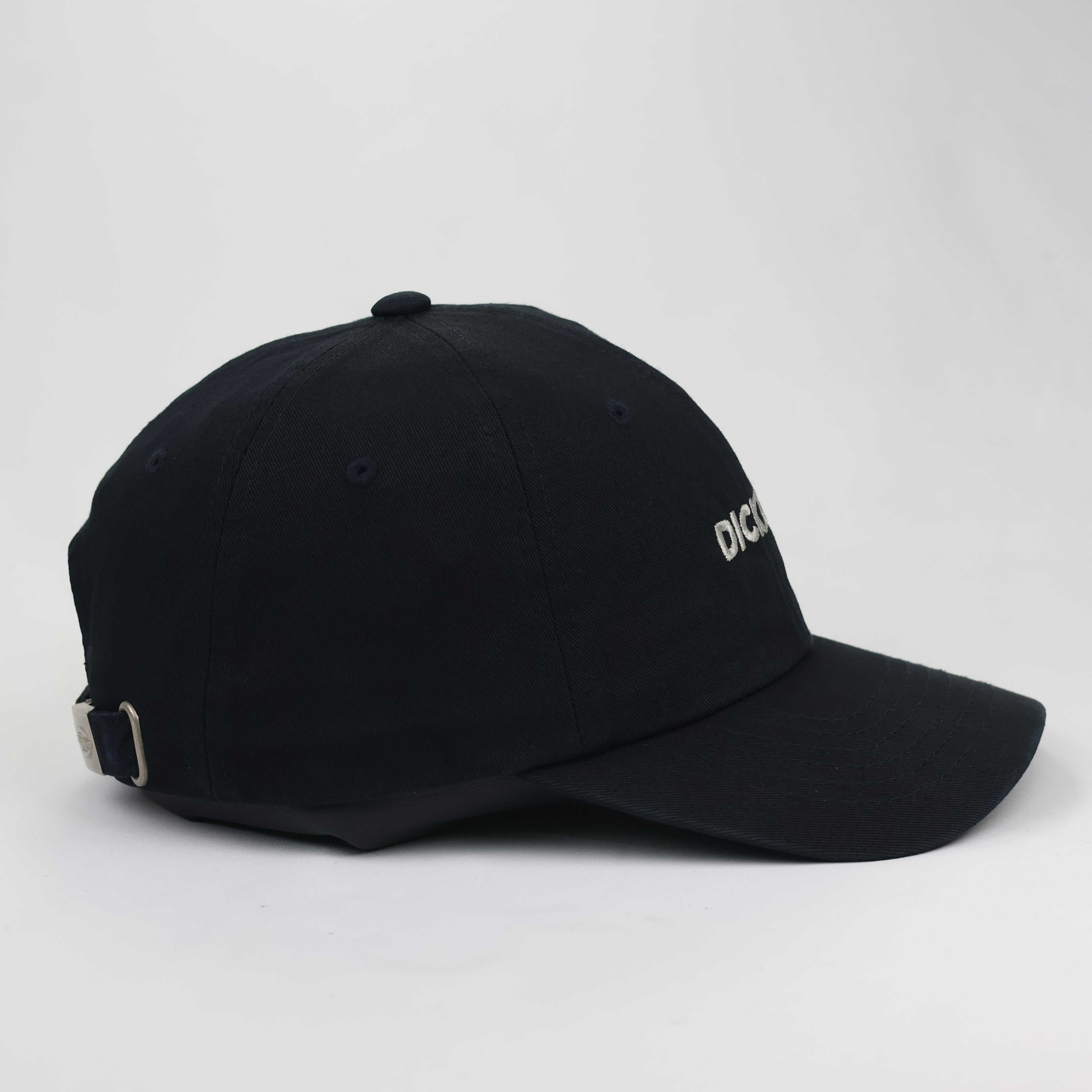 Dickies Embroidered Spellout Logo Navy Blue Baseball Thrifted Cap
