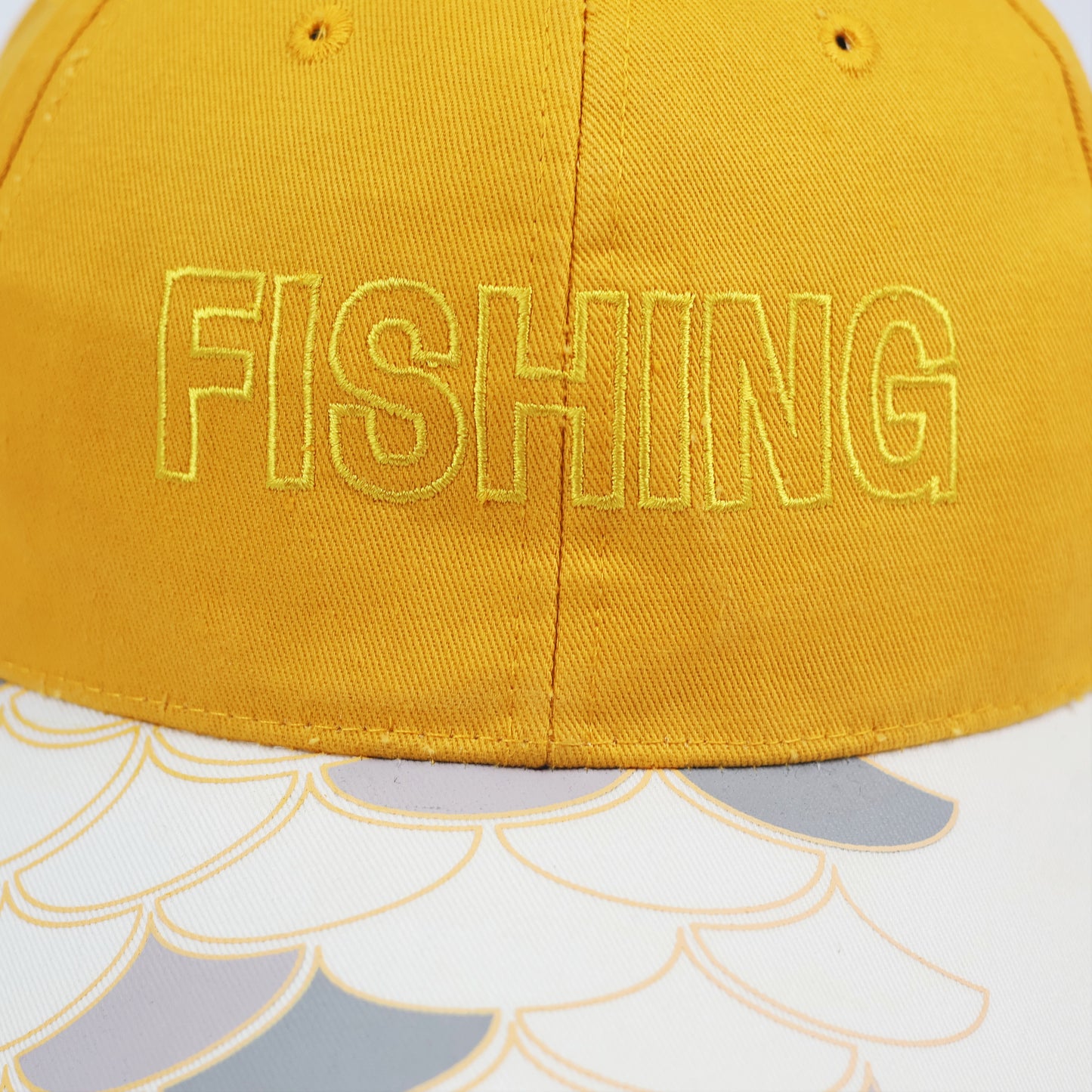 Adult Yellow Outdoor Safari Hat - Wide Brim Fishing Cap with Chin Strap