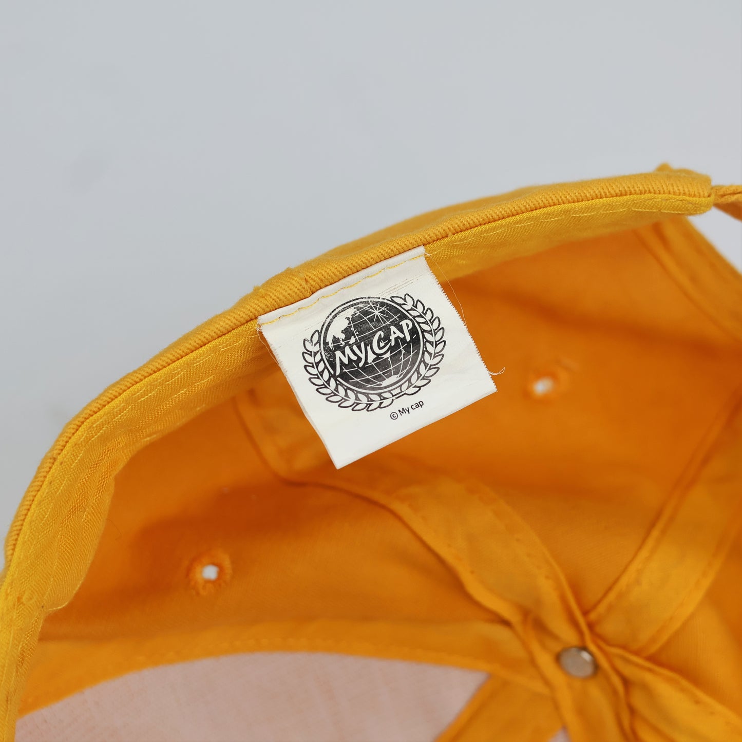 Adult Yellow Outdoor Safari Hat - Wide Brim Fishing Cap with Chin Strap