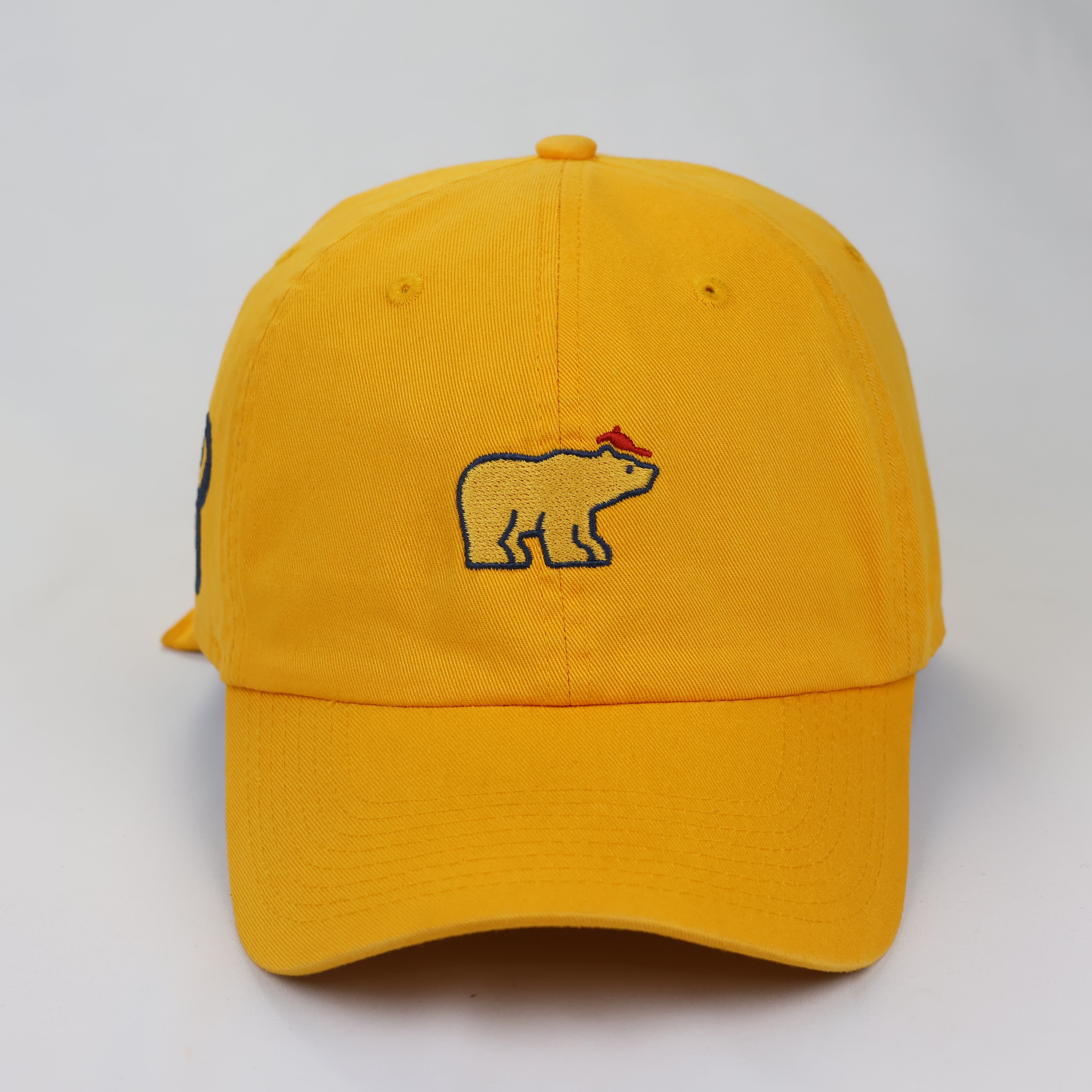 Vintage Jack Nicklaus Golden Bear Embroidered Thrifted Cap - Yellow