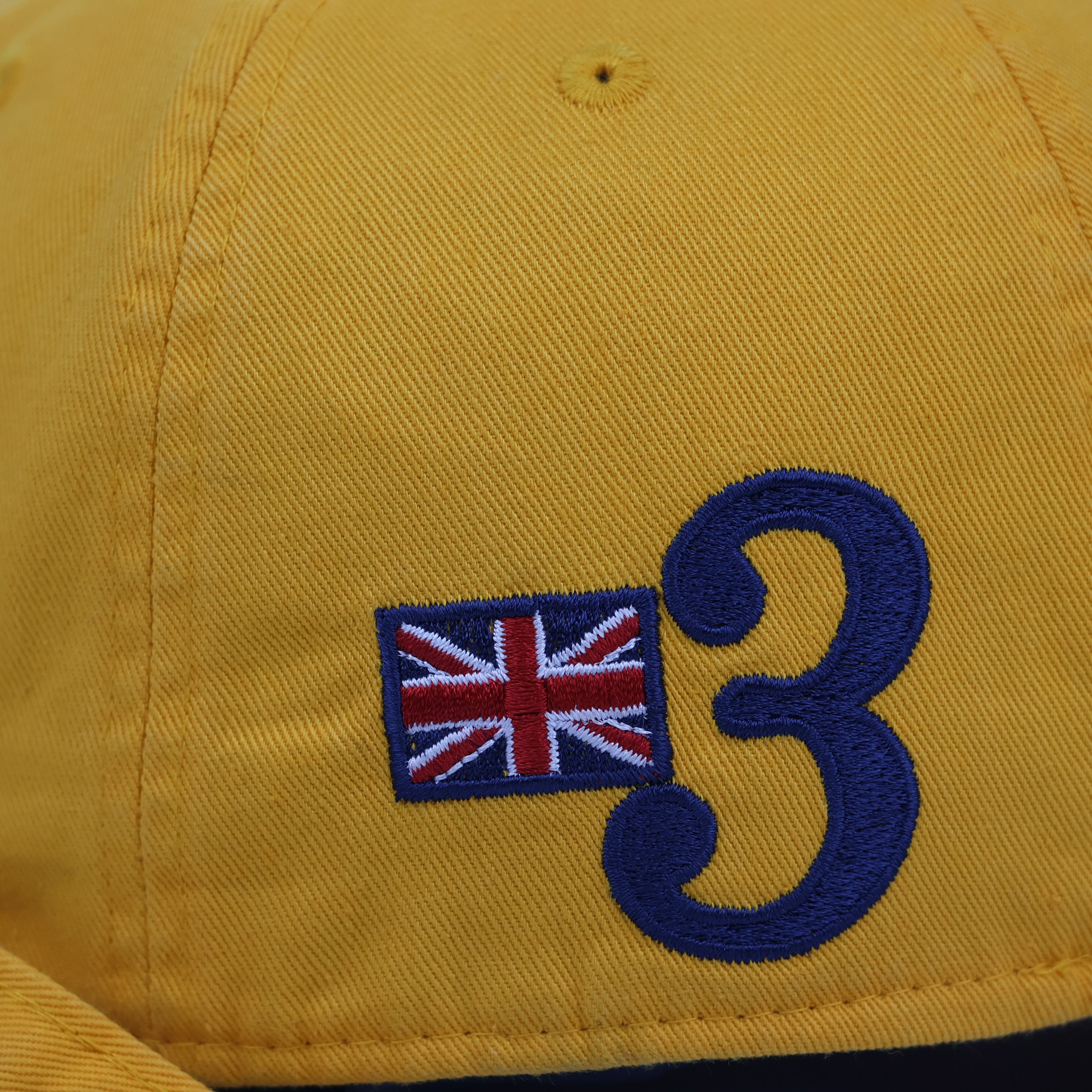 Vintage Jack Nicklaus Golden Bear Embroidered Thrifted Cap - Yellow