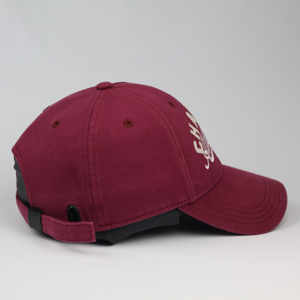 Vintage Champion Athletics Est. 1996 Maroon Baseball Thrifted Cap