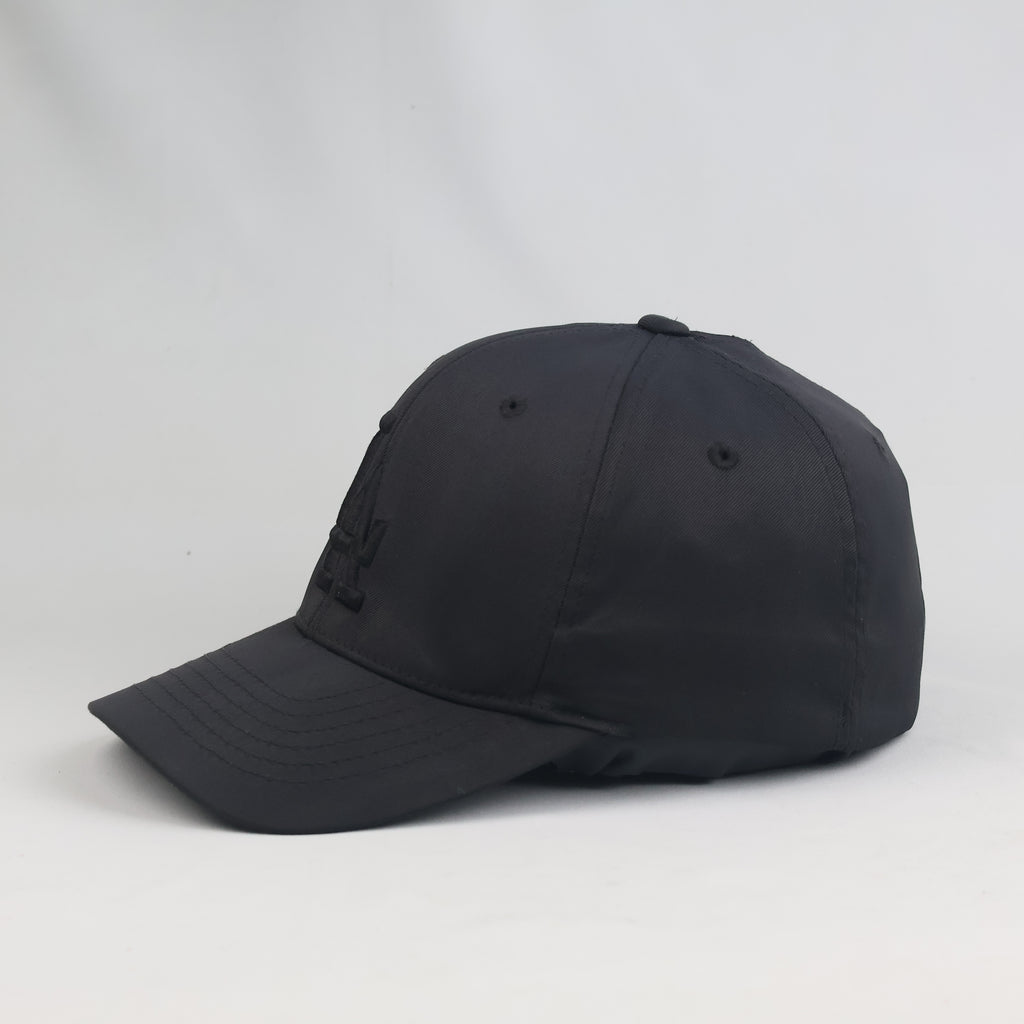 Thrifted LA Dodgers Black-on-Black Embroidered Baseball Cap