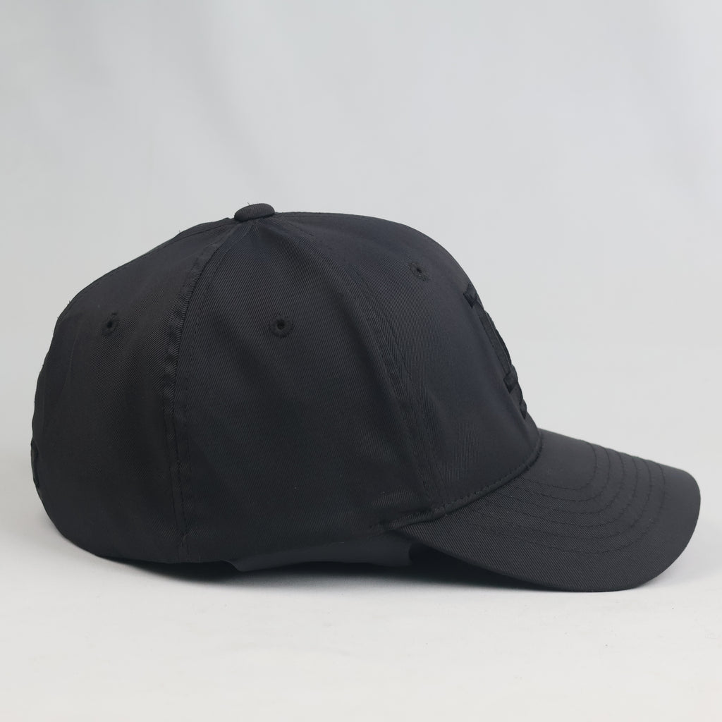 Thrifted LA Dodgers Black-on-Black Embroidered Baseball Cap