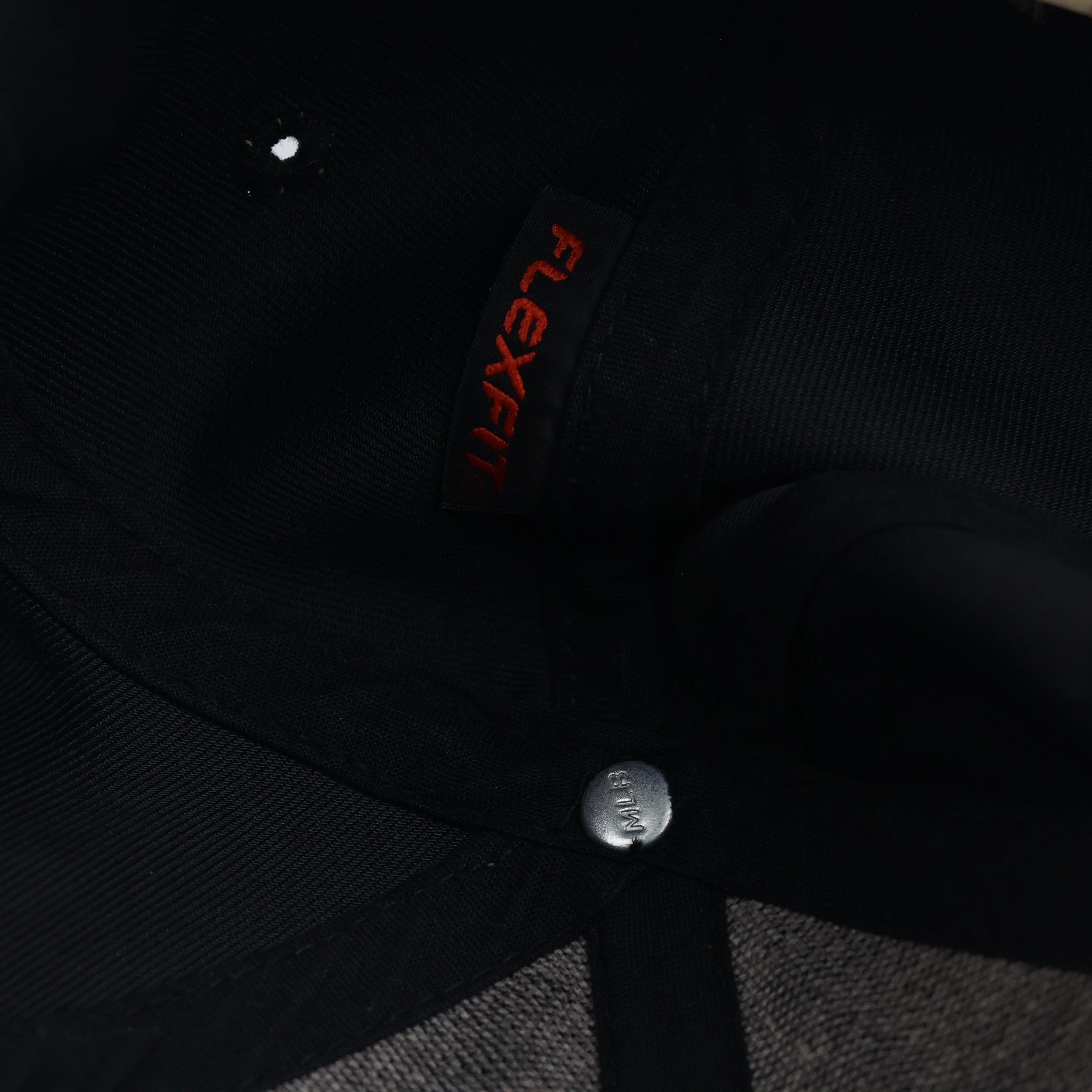Thrifted LA Dodgers Black-on-Black Embroidered Baseball Cap