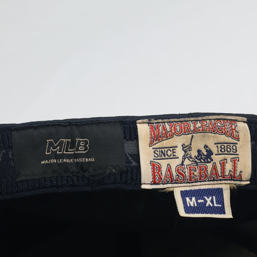 Thrifted LA Dodgers Black-on-Black Embroidered Baseball Cap