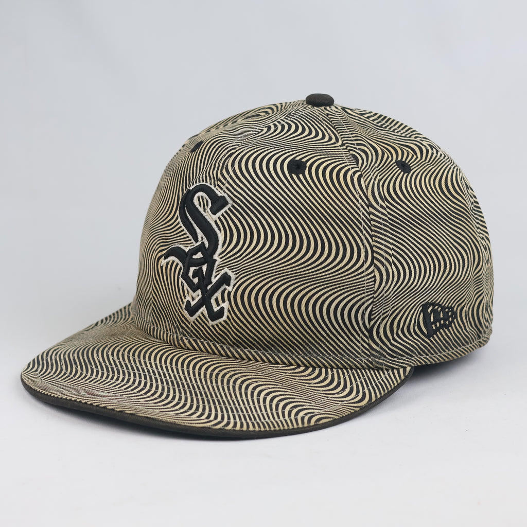Thrifted Chicago White Sox New Era 59FIFTY Wavy Pattern Fitted Hat