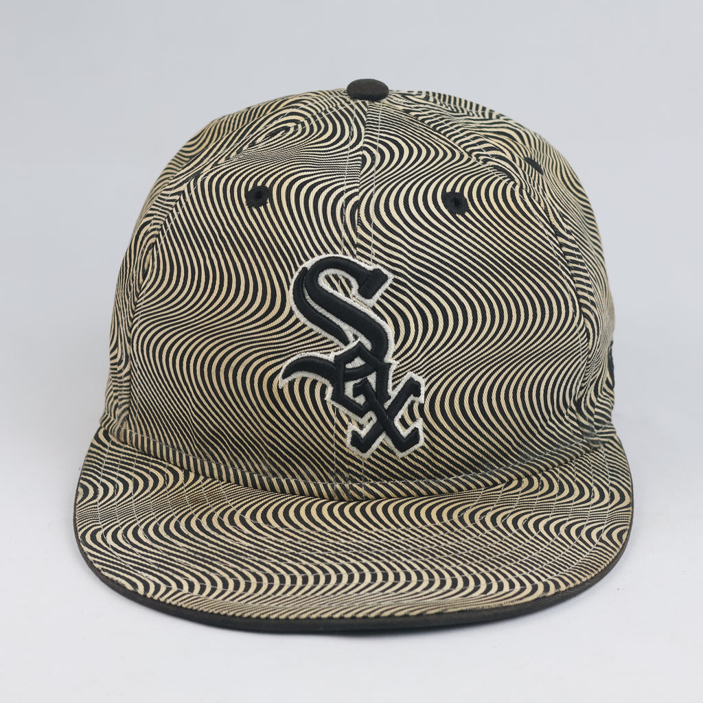 Thrifted Chicago White Sox New Era 59FIFTY Wavy Pattern Fitted Hat