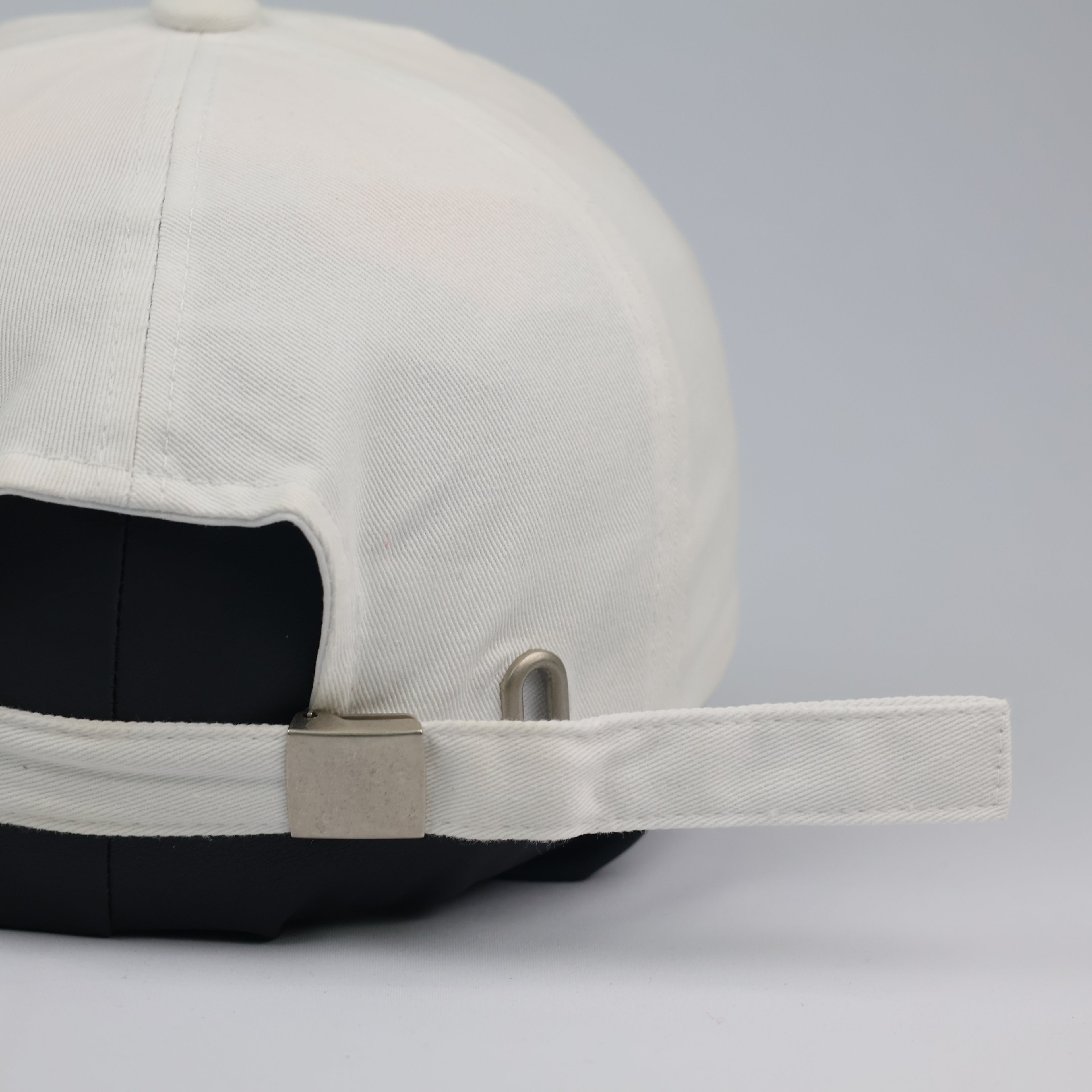 Luxury Lanvin Paris Embroidered Pearl Logo Strapback Thrifted Cap