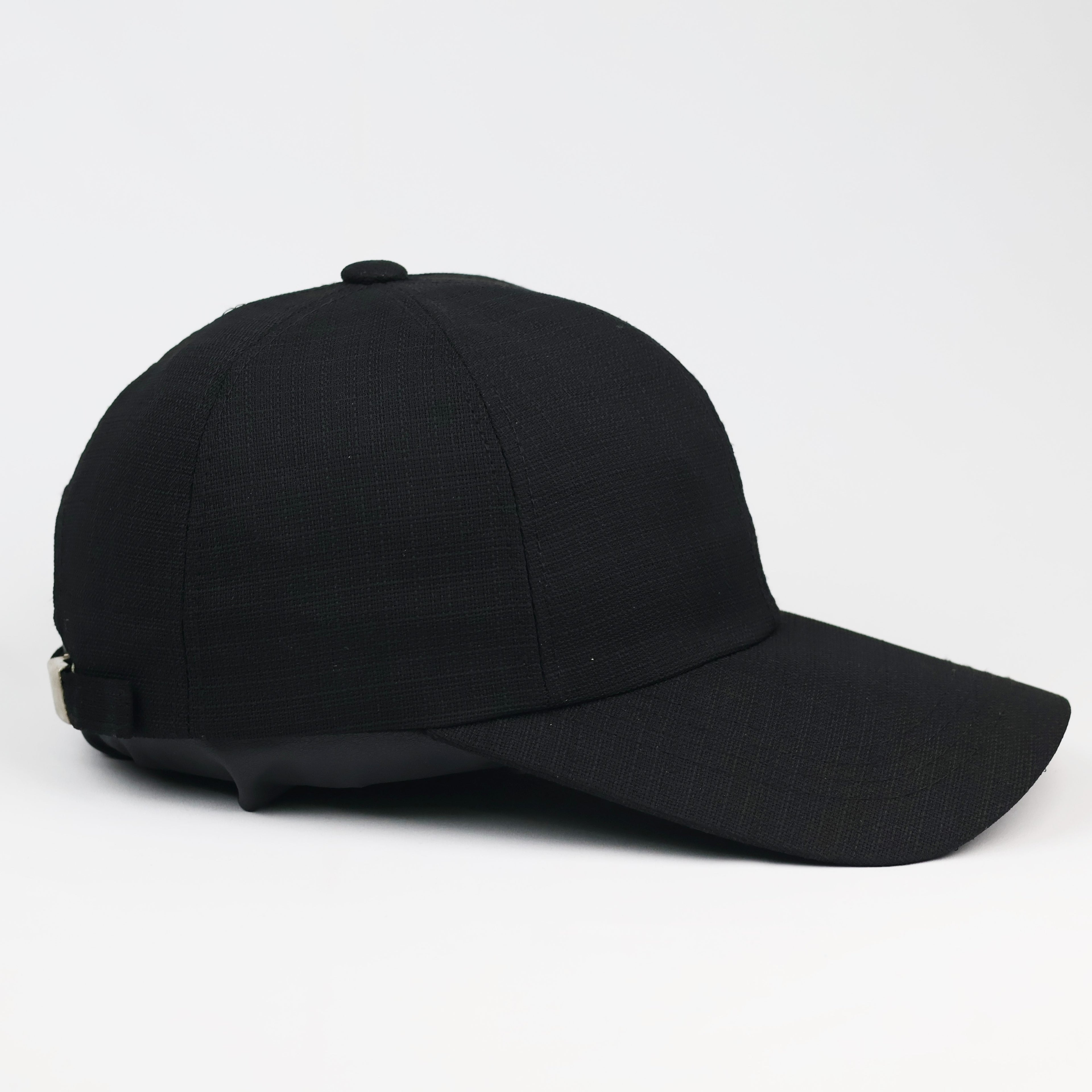 Marco Polo Embroidered Spellout Logo Black Baseball Thrifted Cap