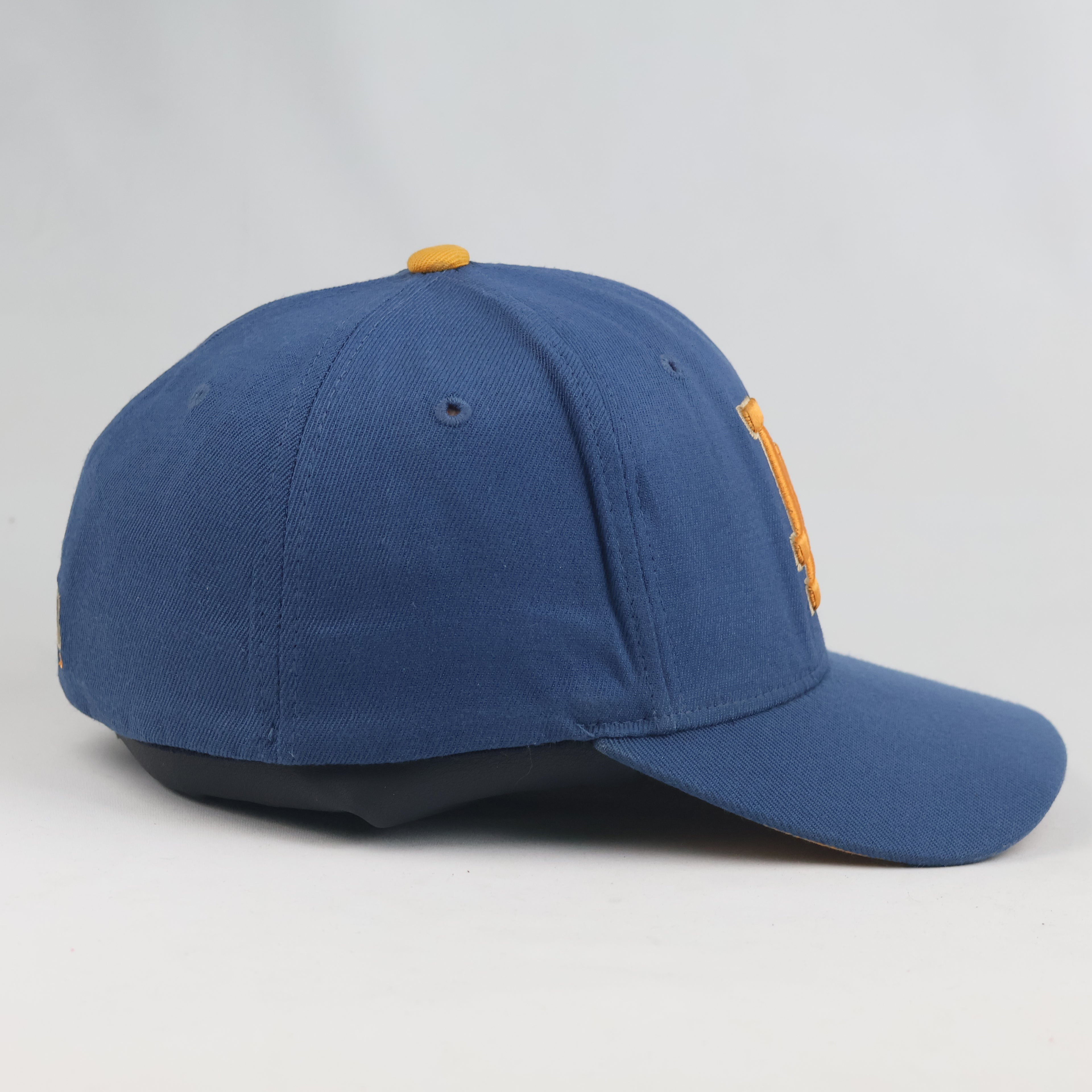 Thrifted LA Dodgers Blue Yellow Embroidered Side Patch Baseball Cap