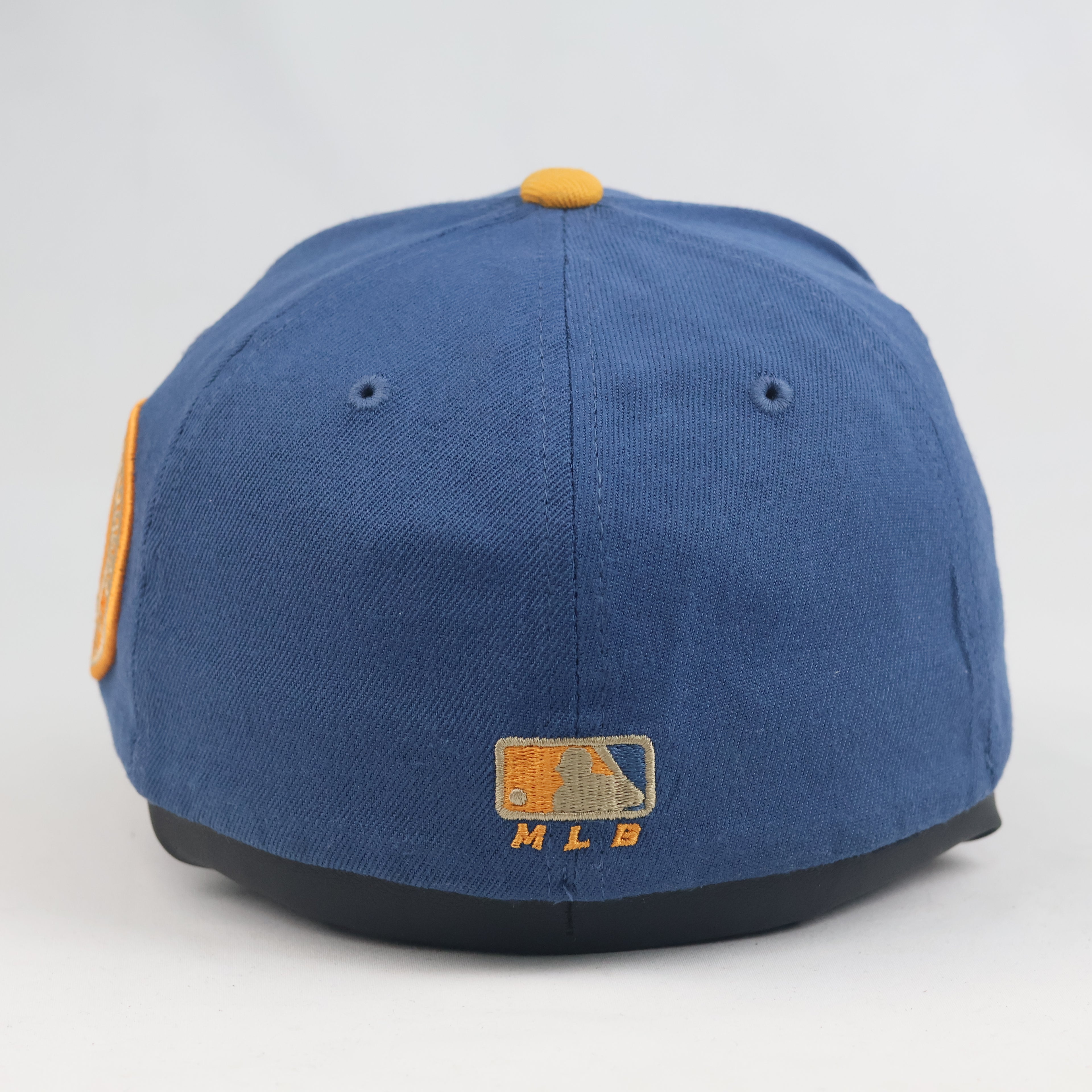 Thrifted LA Dodgers Blue Yellow Embroidered Side Patch Baseball Cap