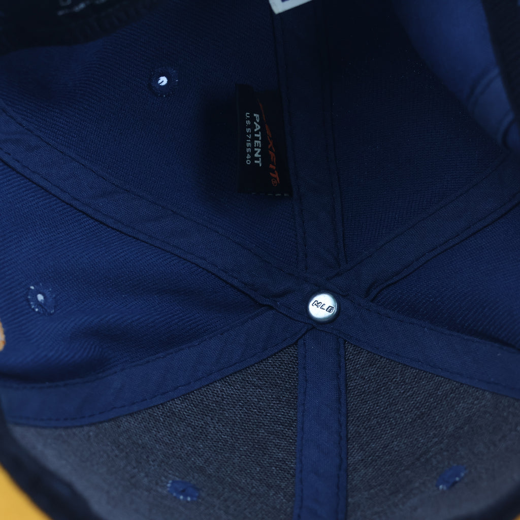 Thrifted LA Dodgers Blue Yellow Embroidered Side Patch Baseball Cap