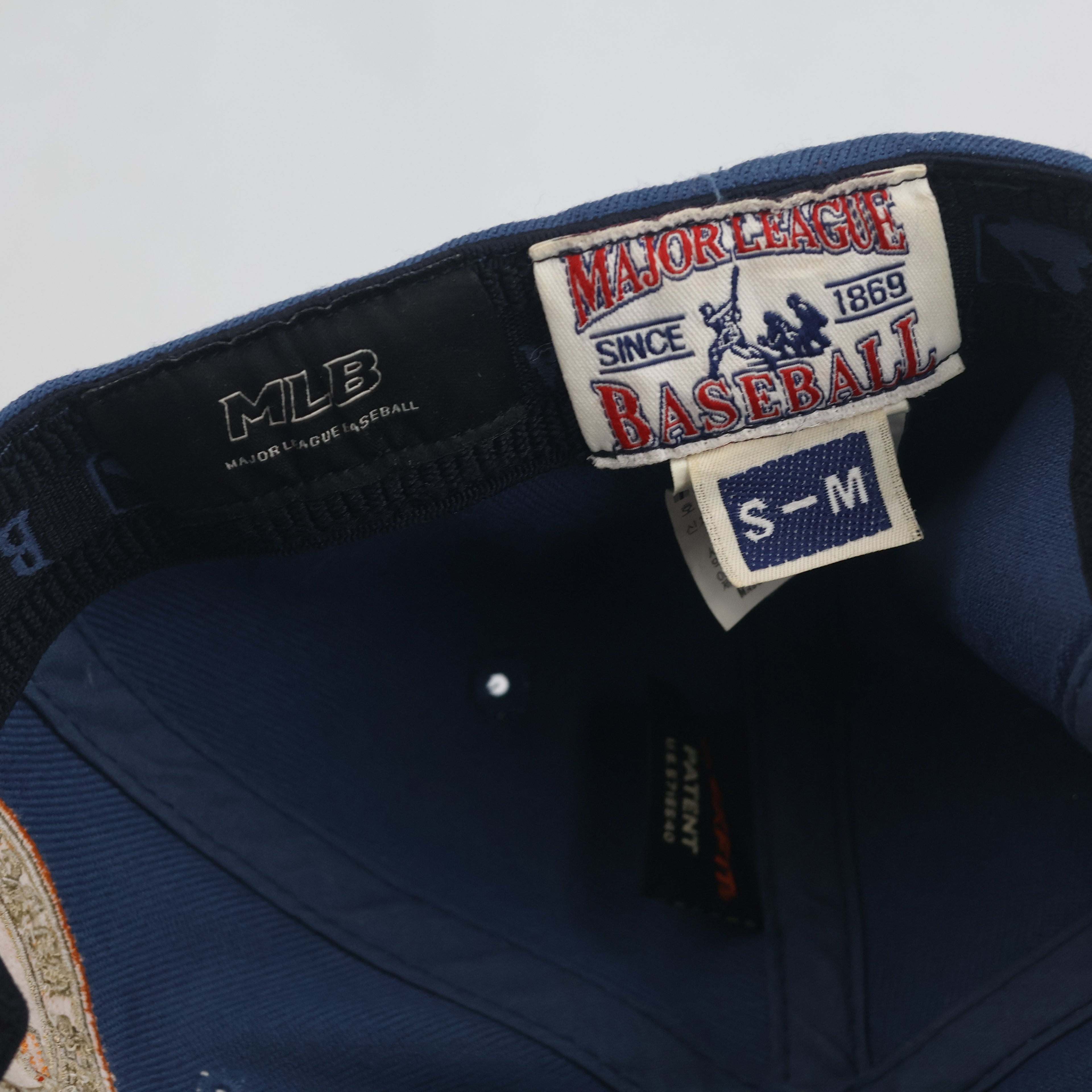 Thrifted LA Dodgers Blue Yellow Embroidered Side Patch Baseball Cap