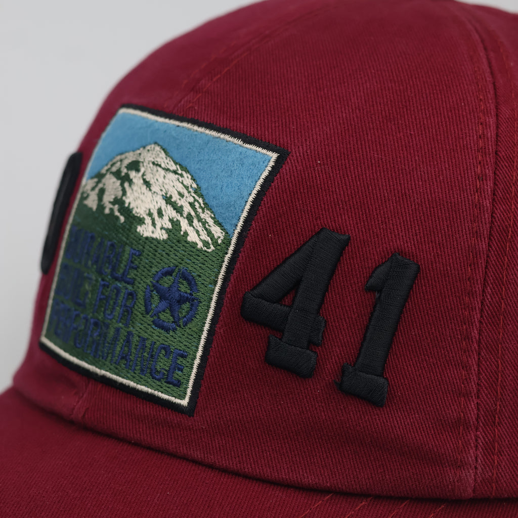 Official Jeep Heritage Mountain Patch Strapback Thrifted Cap (56-58cm)