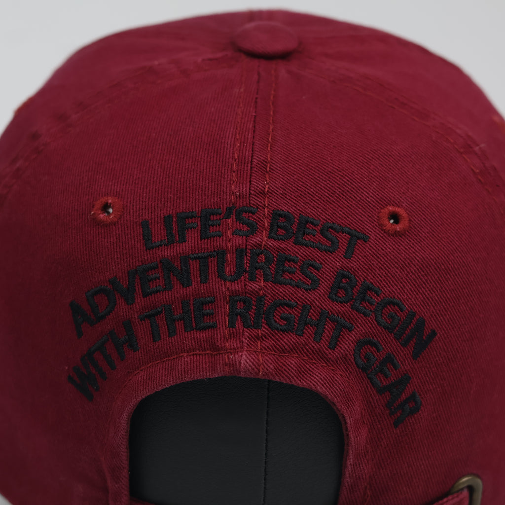Official Jeep Heritage Mountain Patch Strapback Thrifted Cap (56-58cm)