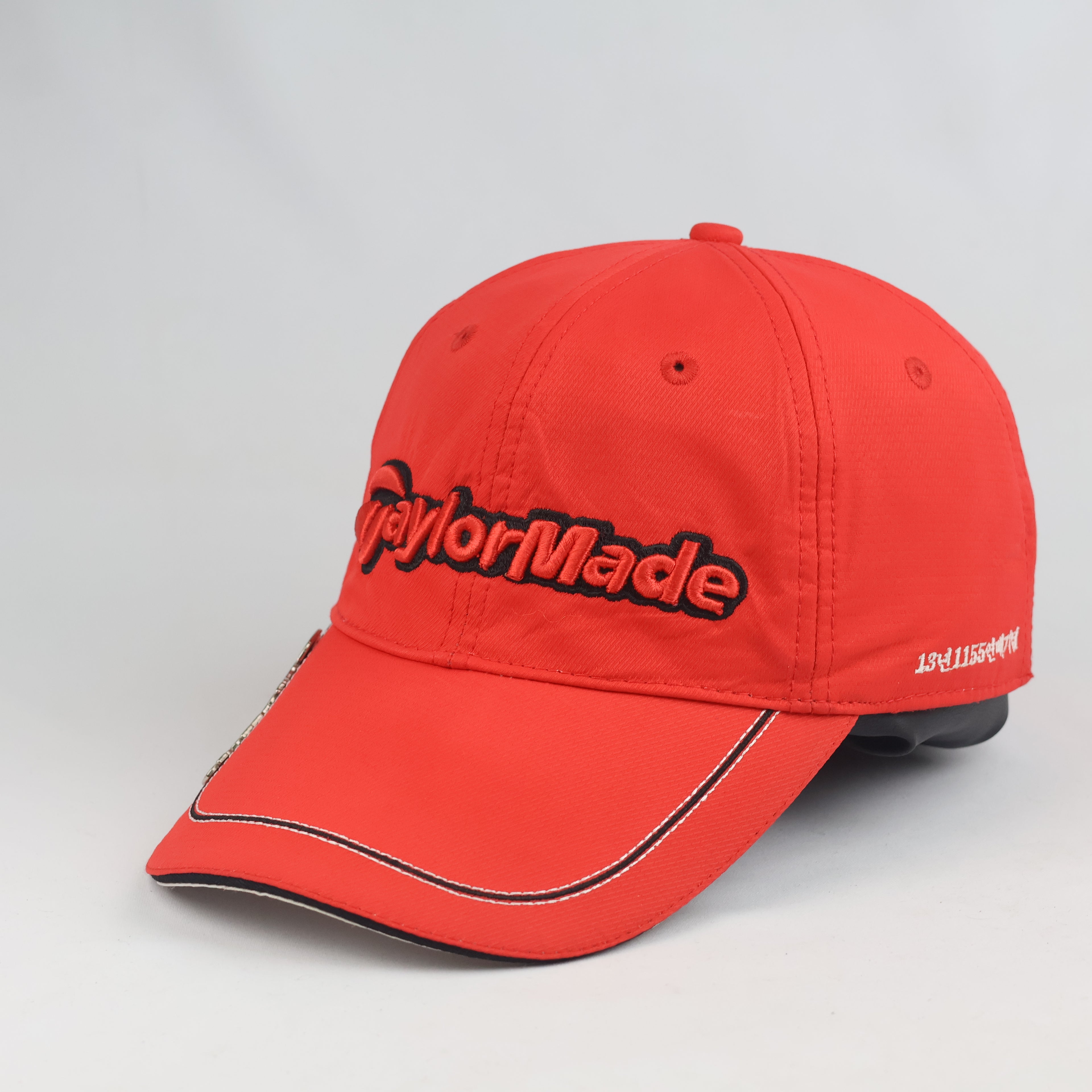 Vintage TaylorMade Bright Red Performance Golf Cap with Ball Marker